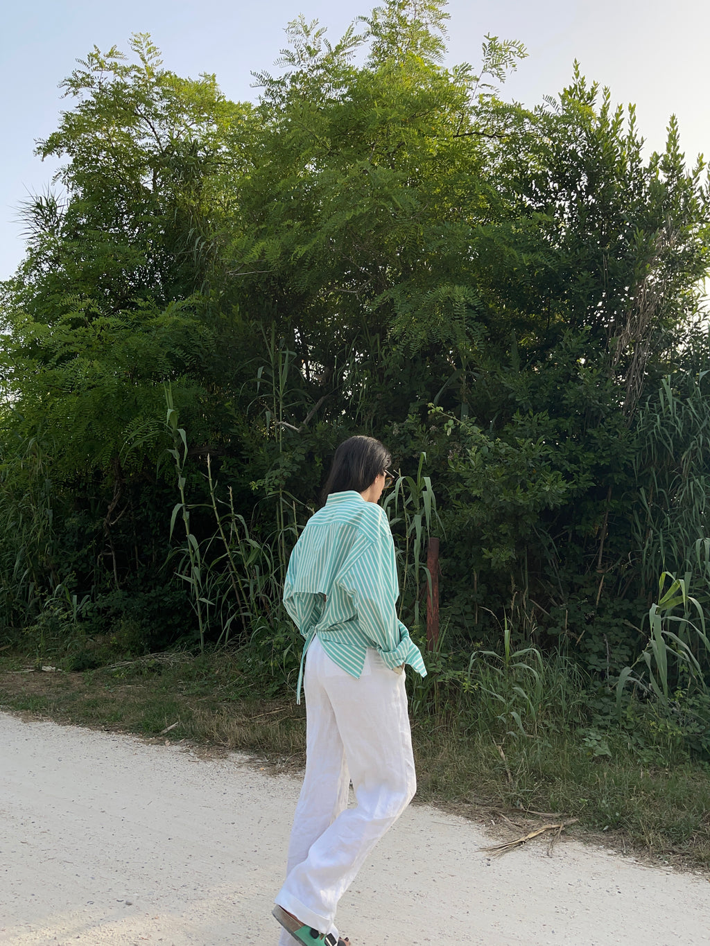 Green shirt