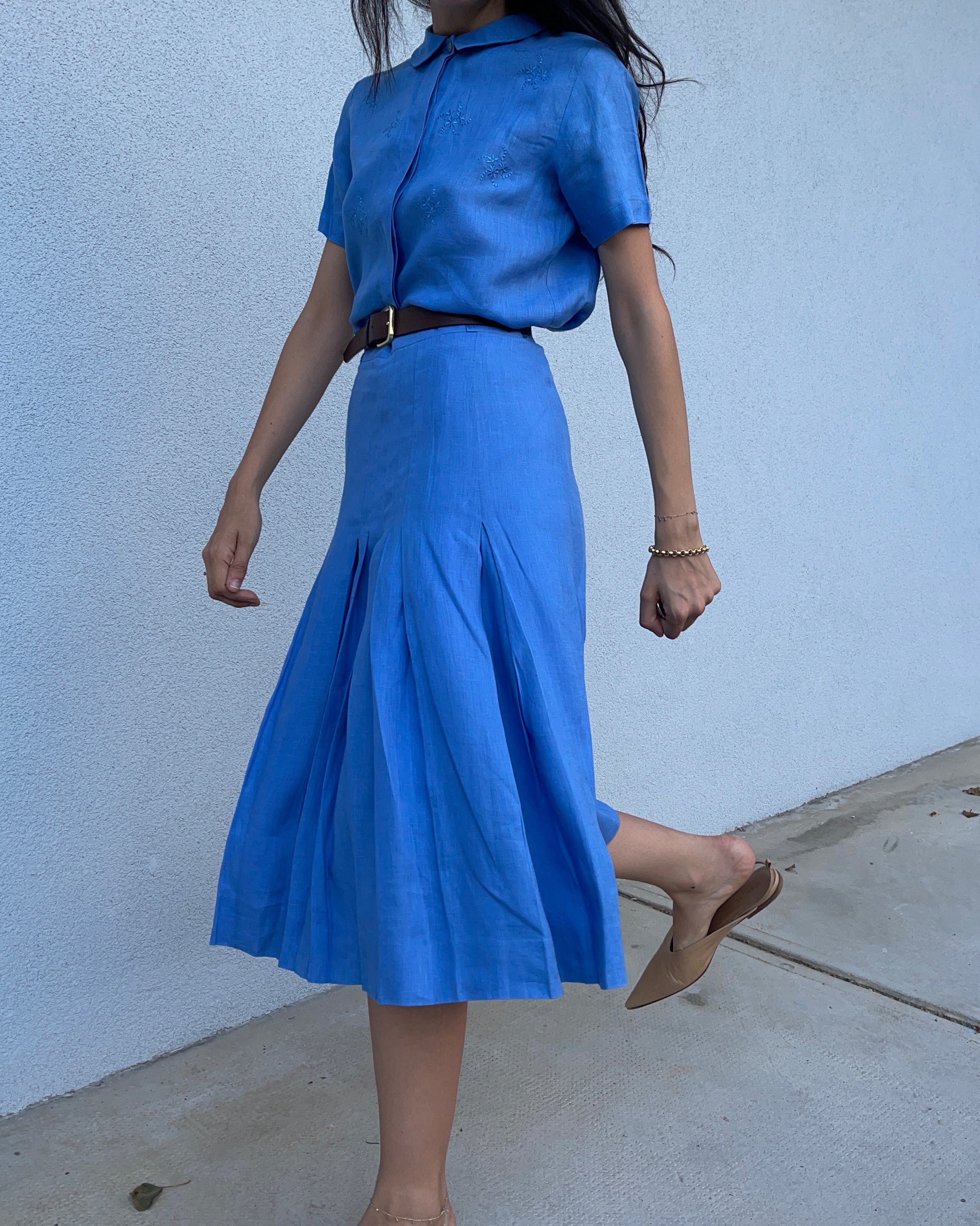 Pleated  LINENco- Ord