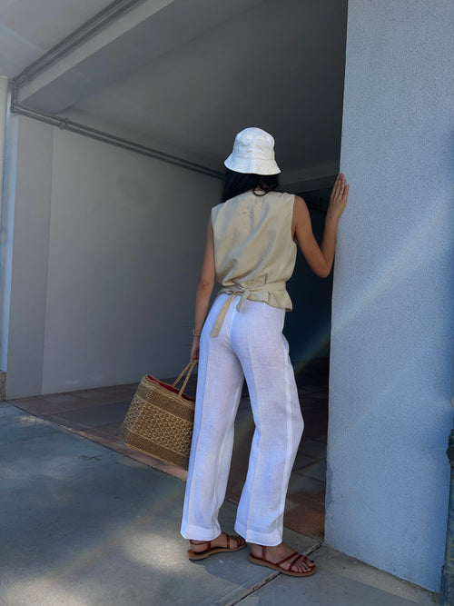 100 linen pants