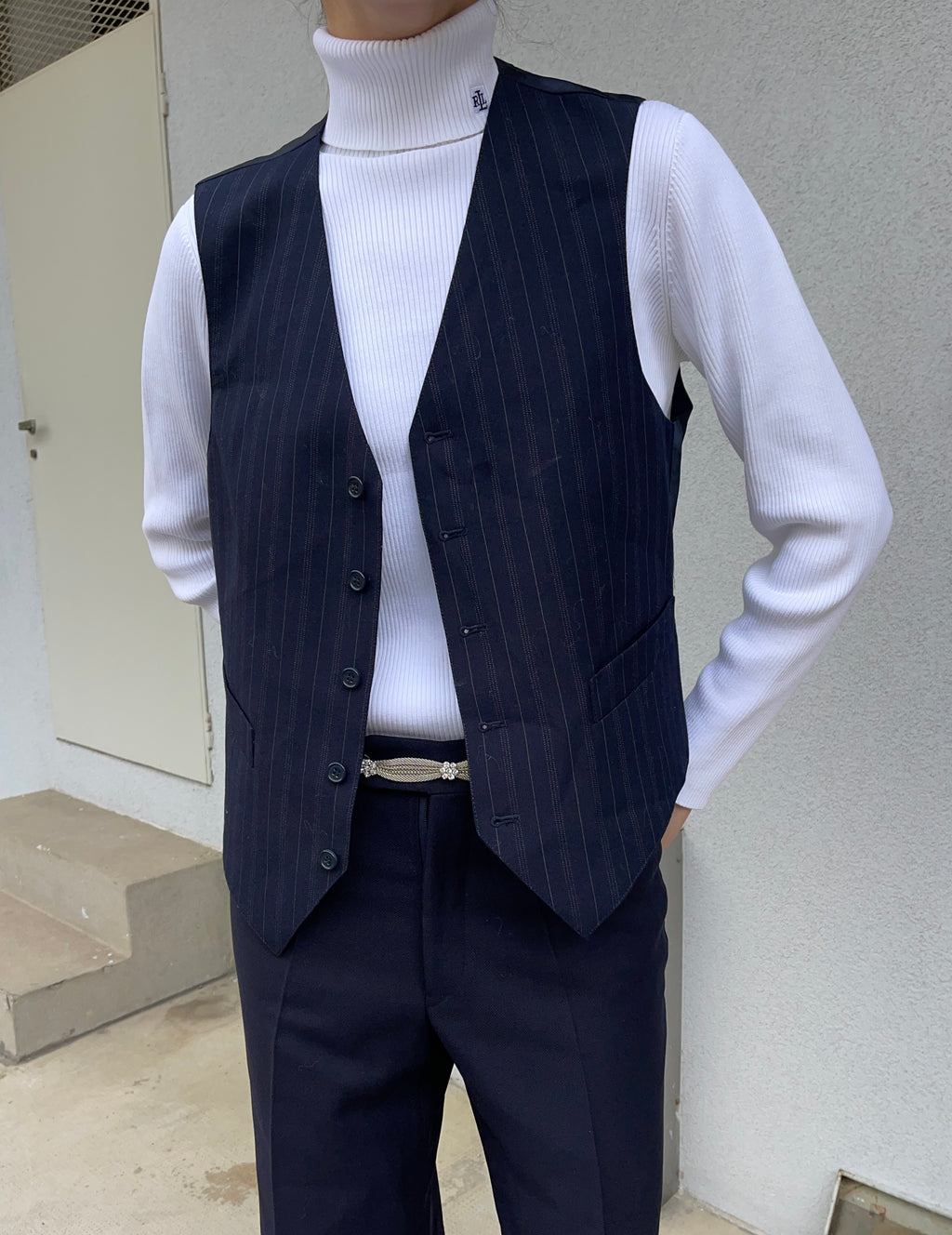 Ralph Lauren white turtleneck