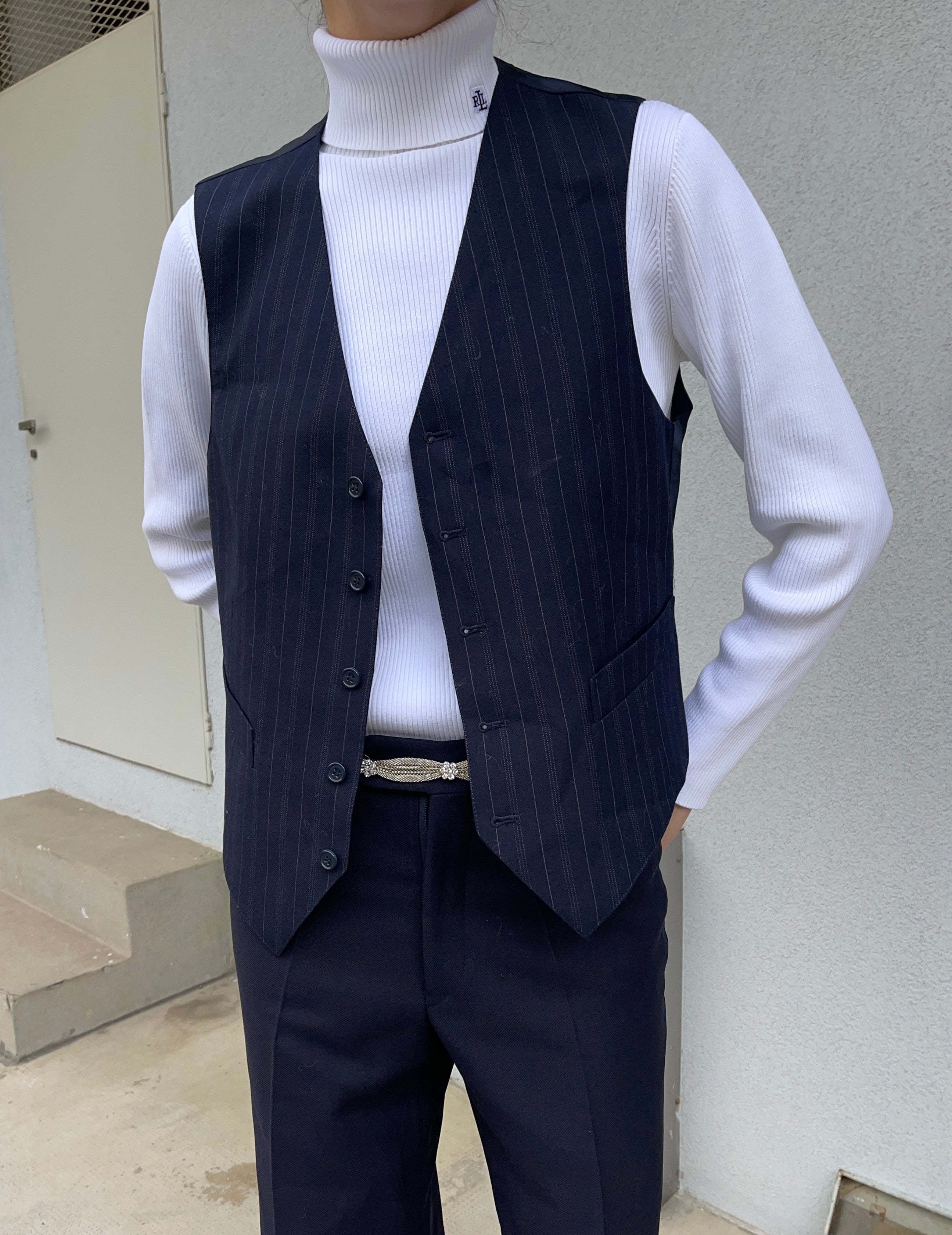 Ralph Lauren white turtleneck