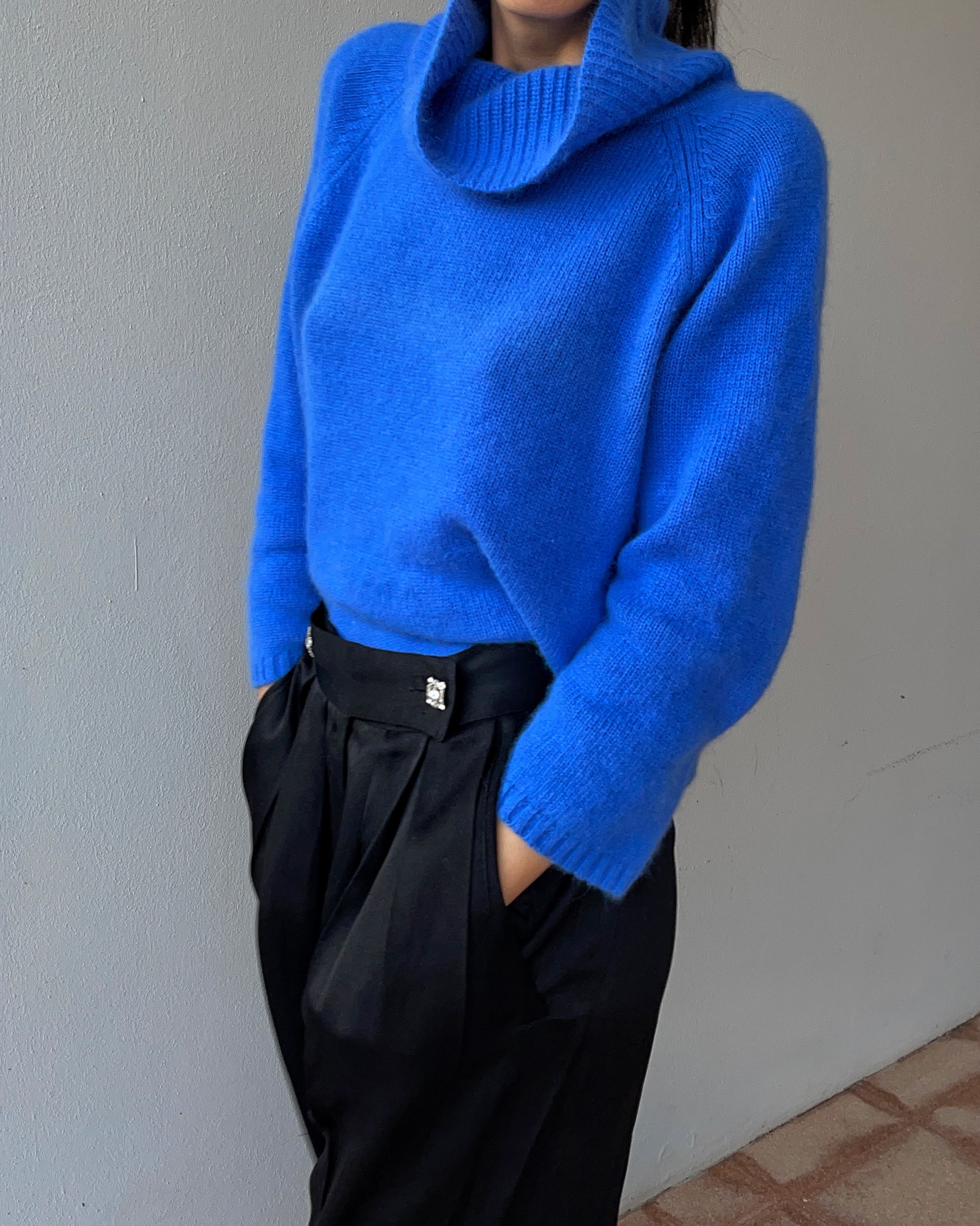 Angora blend sweater