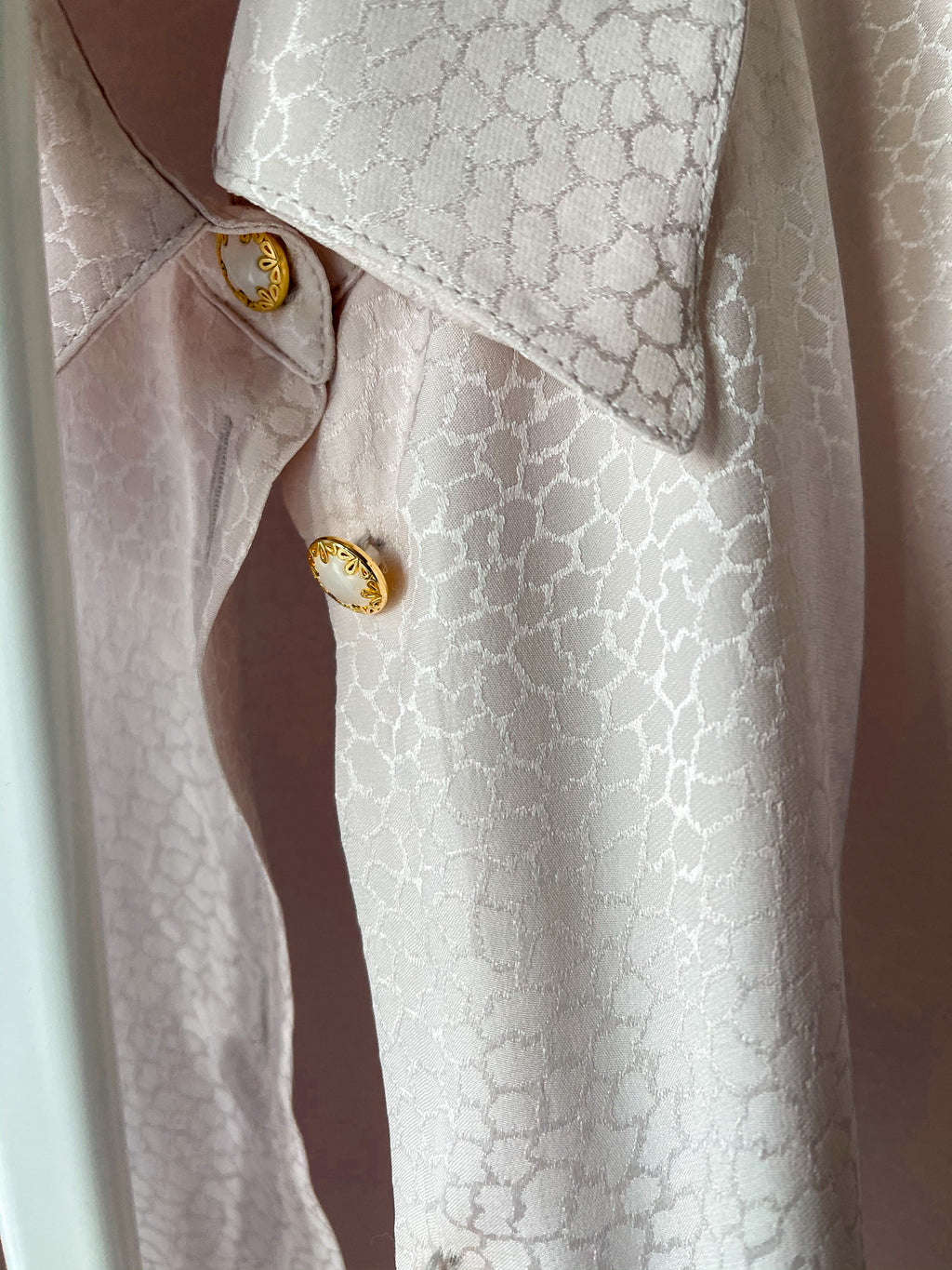 100% JACQUARD SILK SHIRT