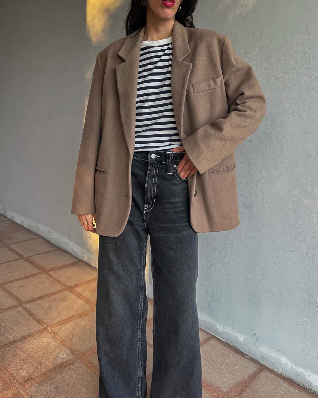 Light camel blazer