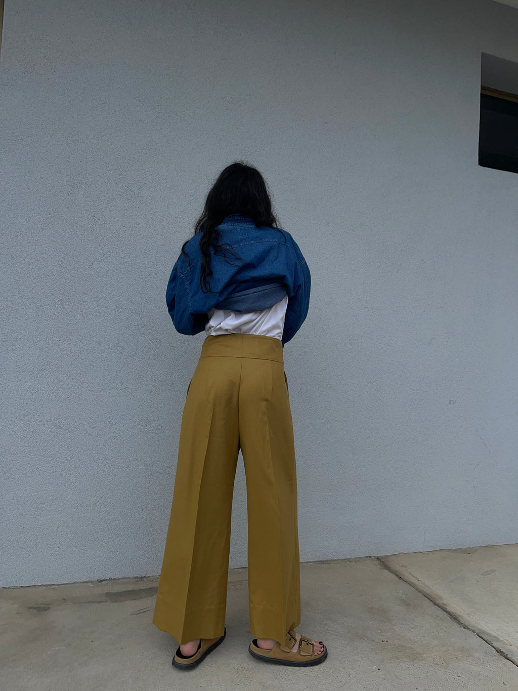100 wool trousers