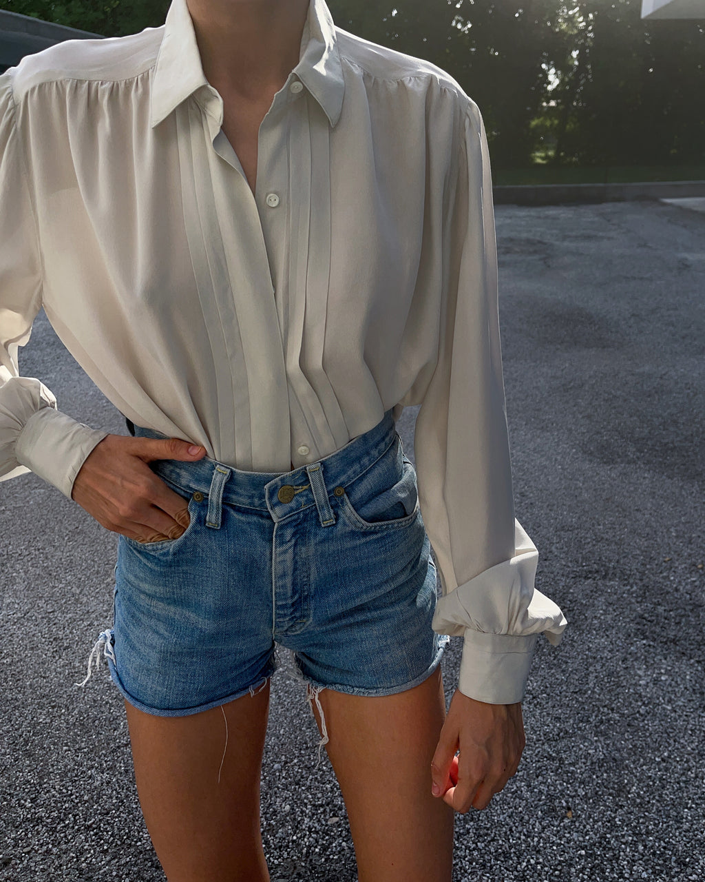 Camicia 100% seta