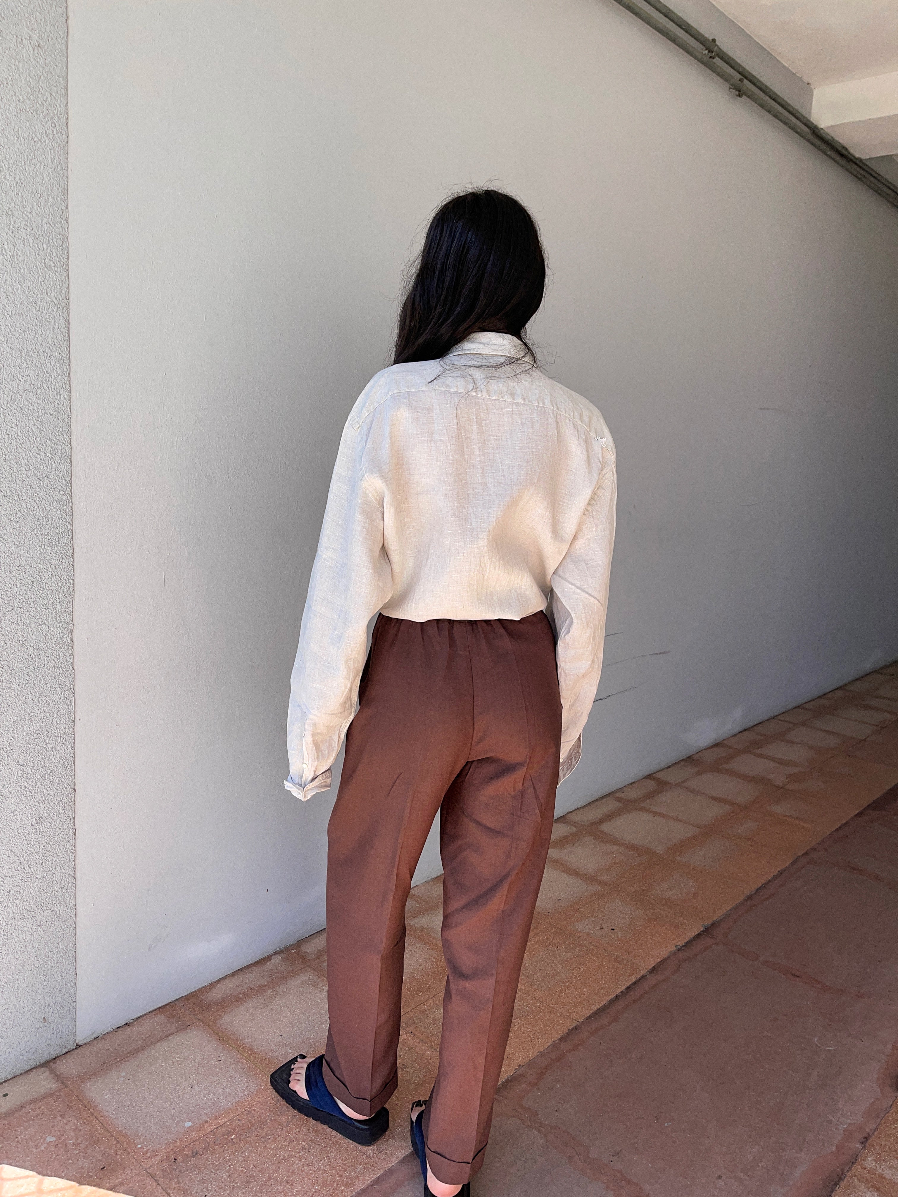 Pantalone Lino viscosa