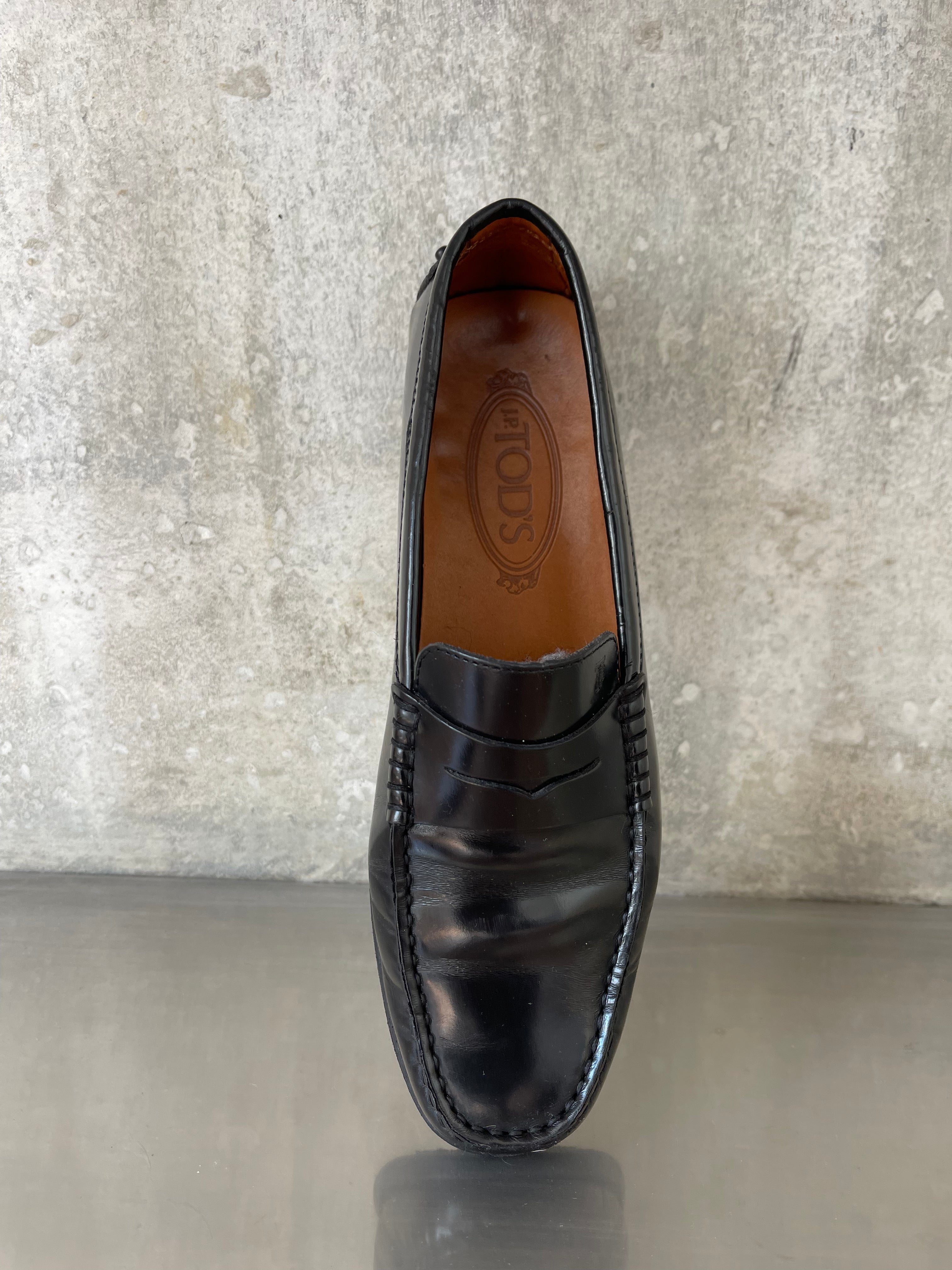 Tod’s black loafers