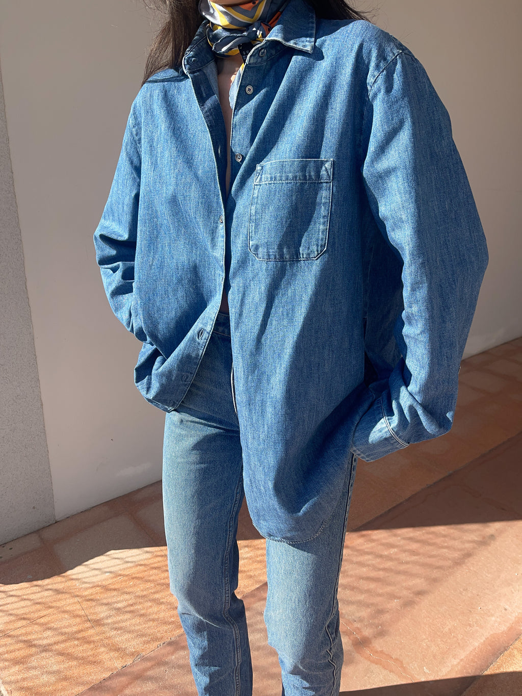 weekend maxmara denim shirt