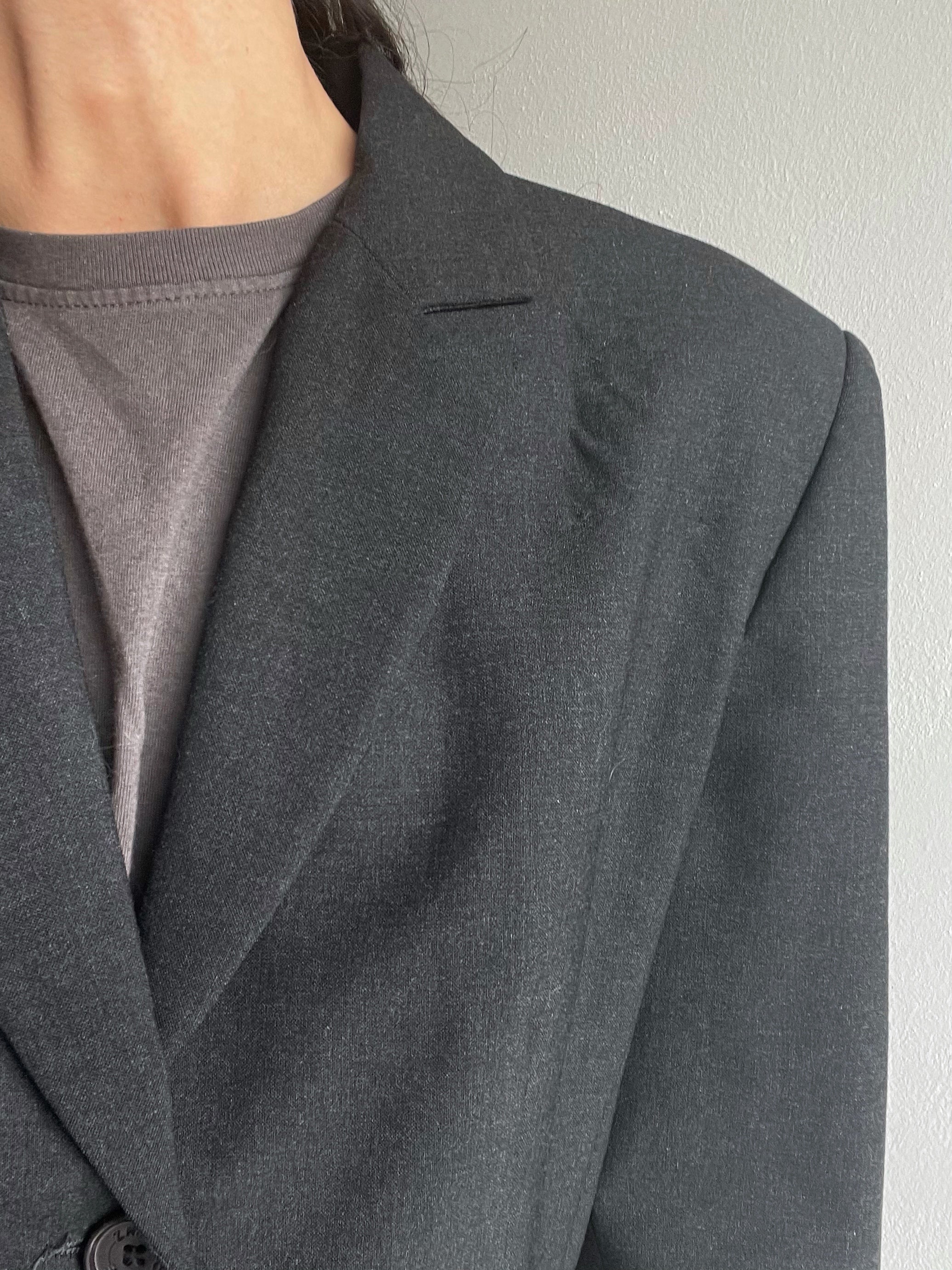 wool blend blazer