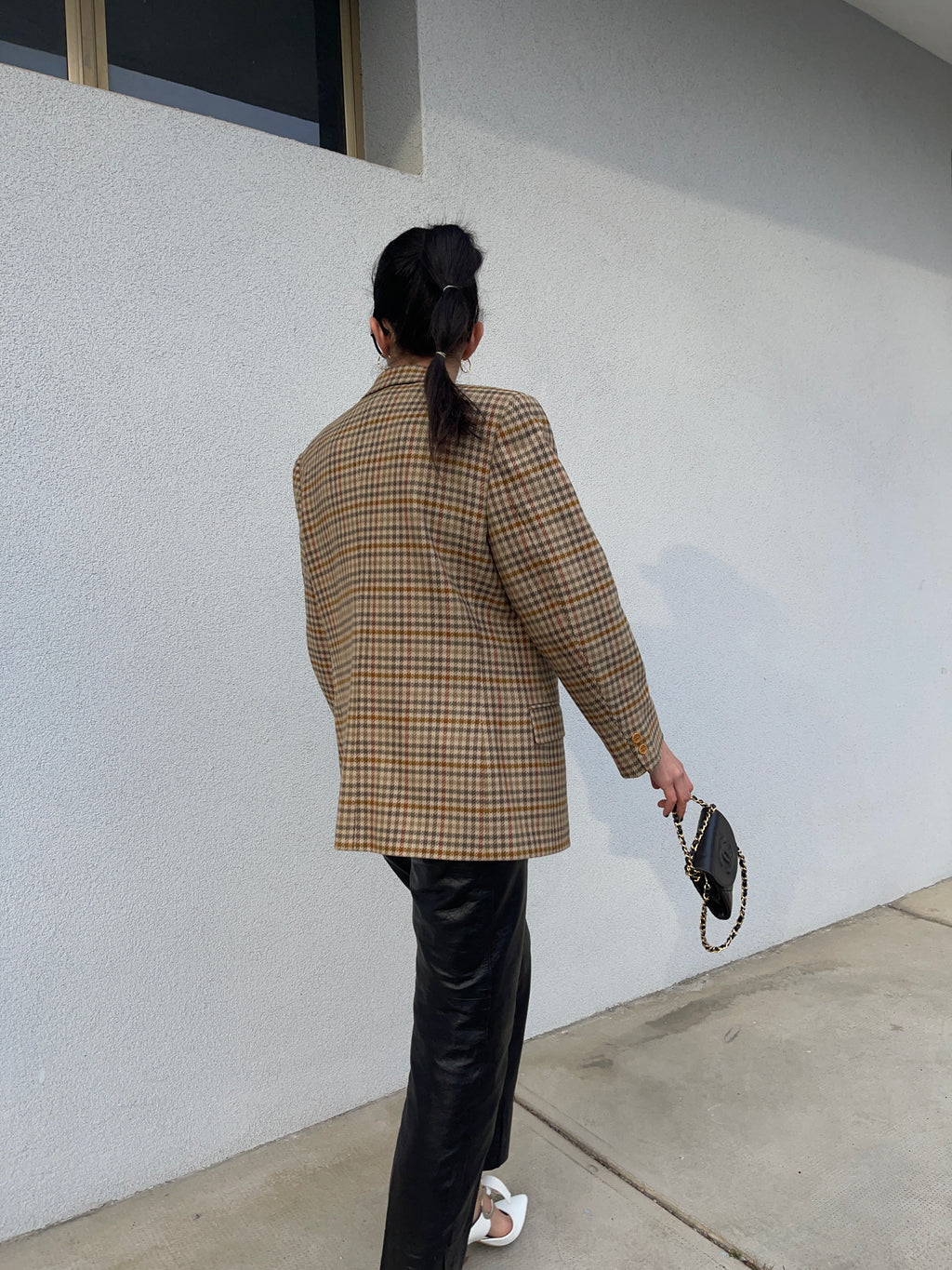 Check blazer