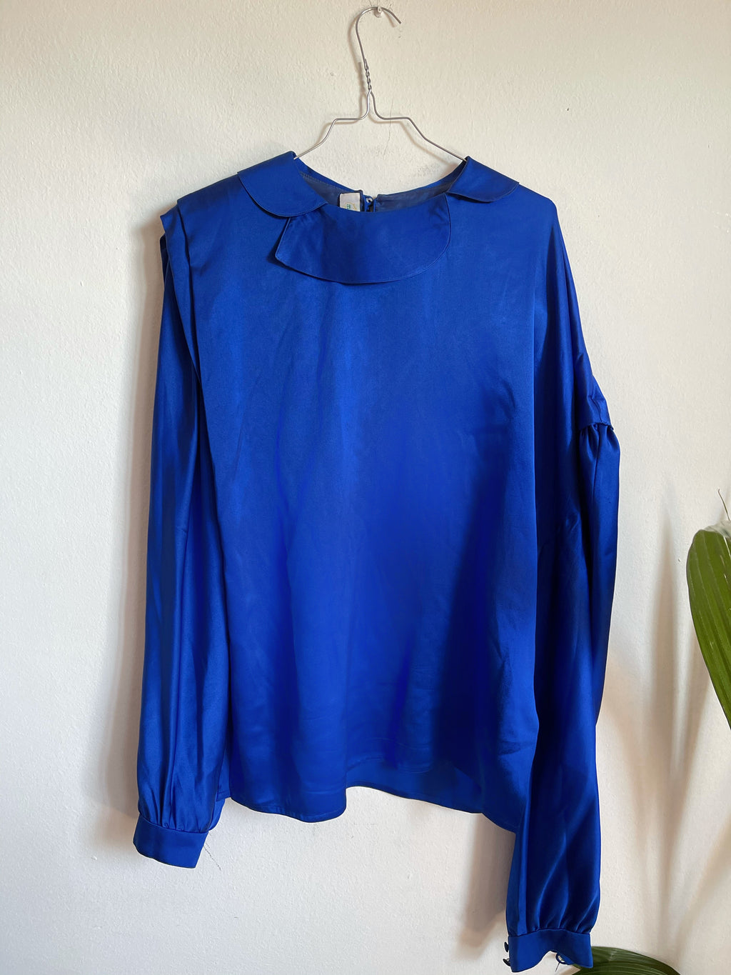 liquid silk maxi blouse