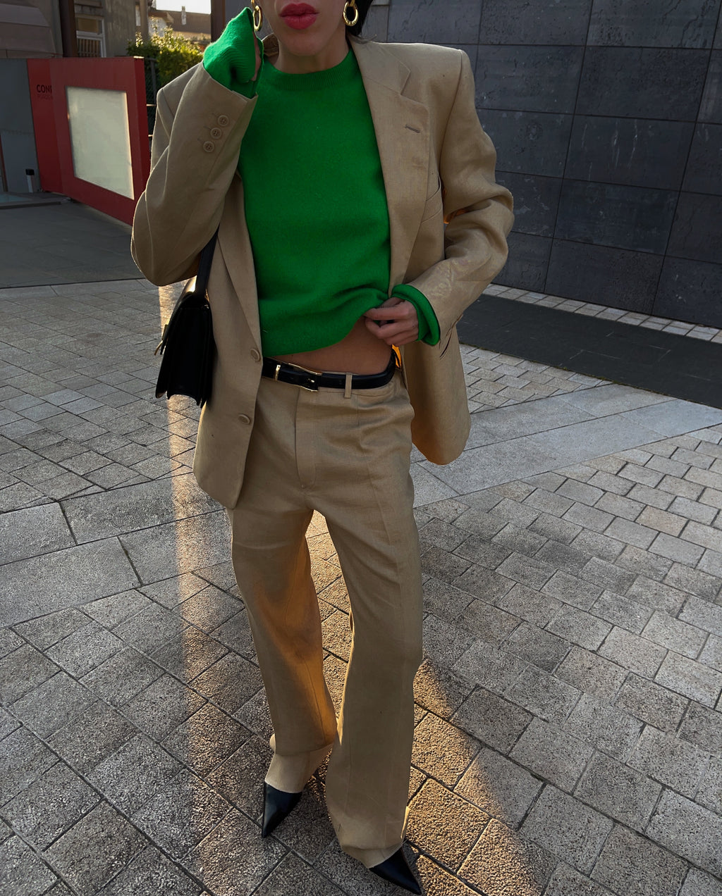 Linen suit