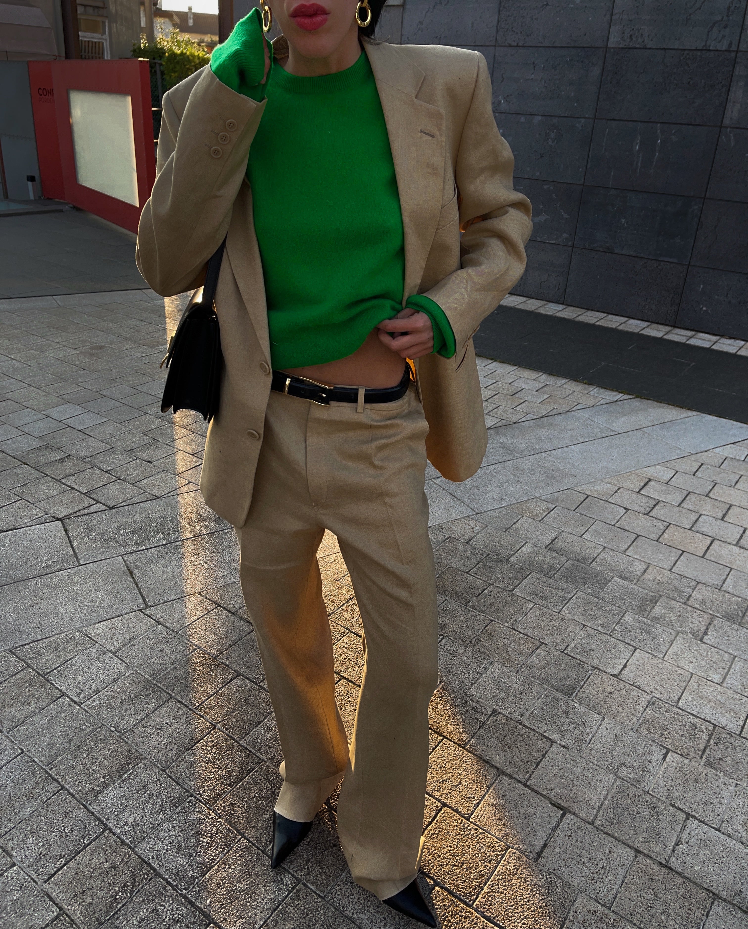 Linen suit