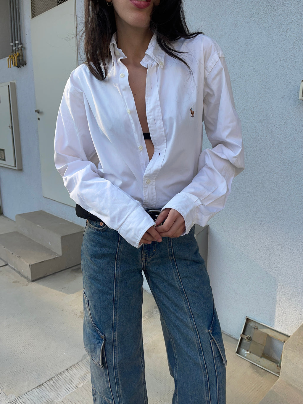 Vintage RL white shirt