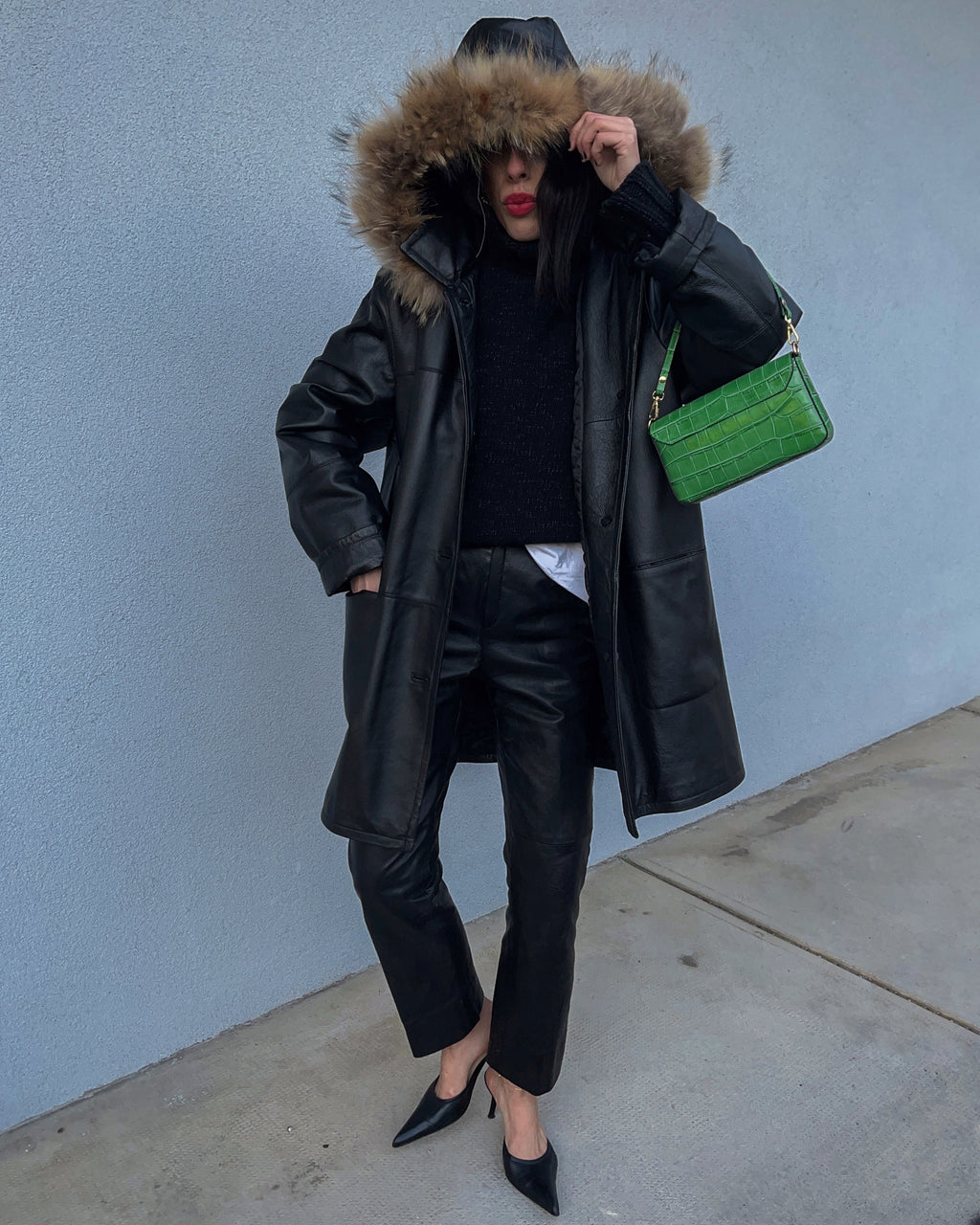 Parka pelle