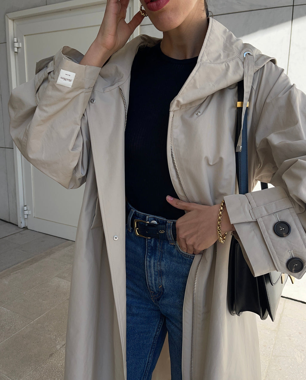 Max Mara The cube hodded Parka