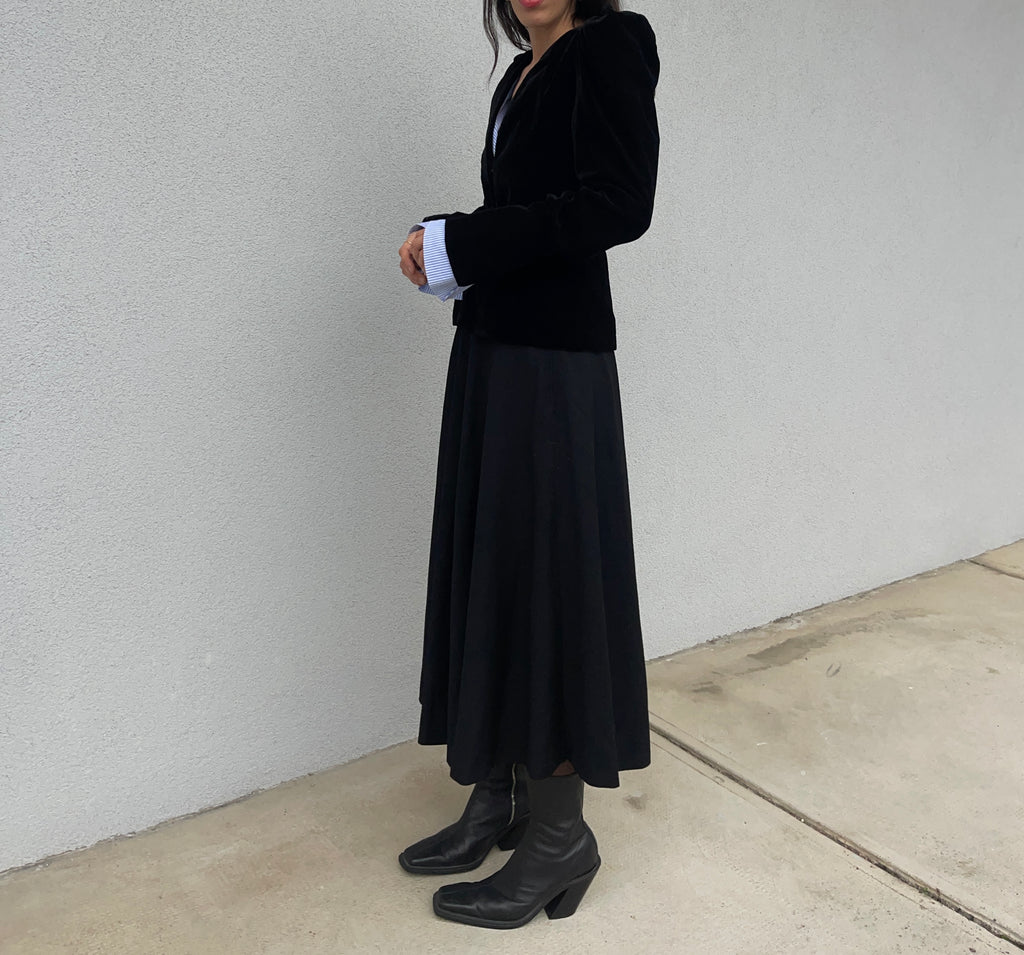 Mega wool skirt