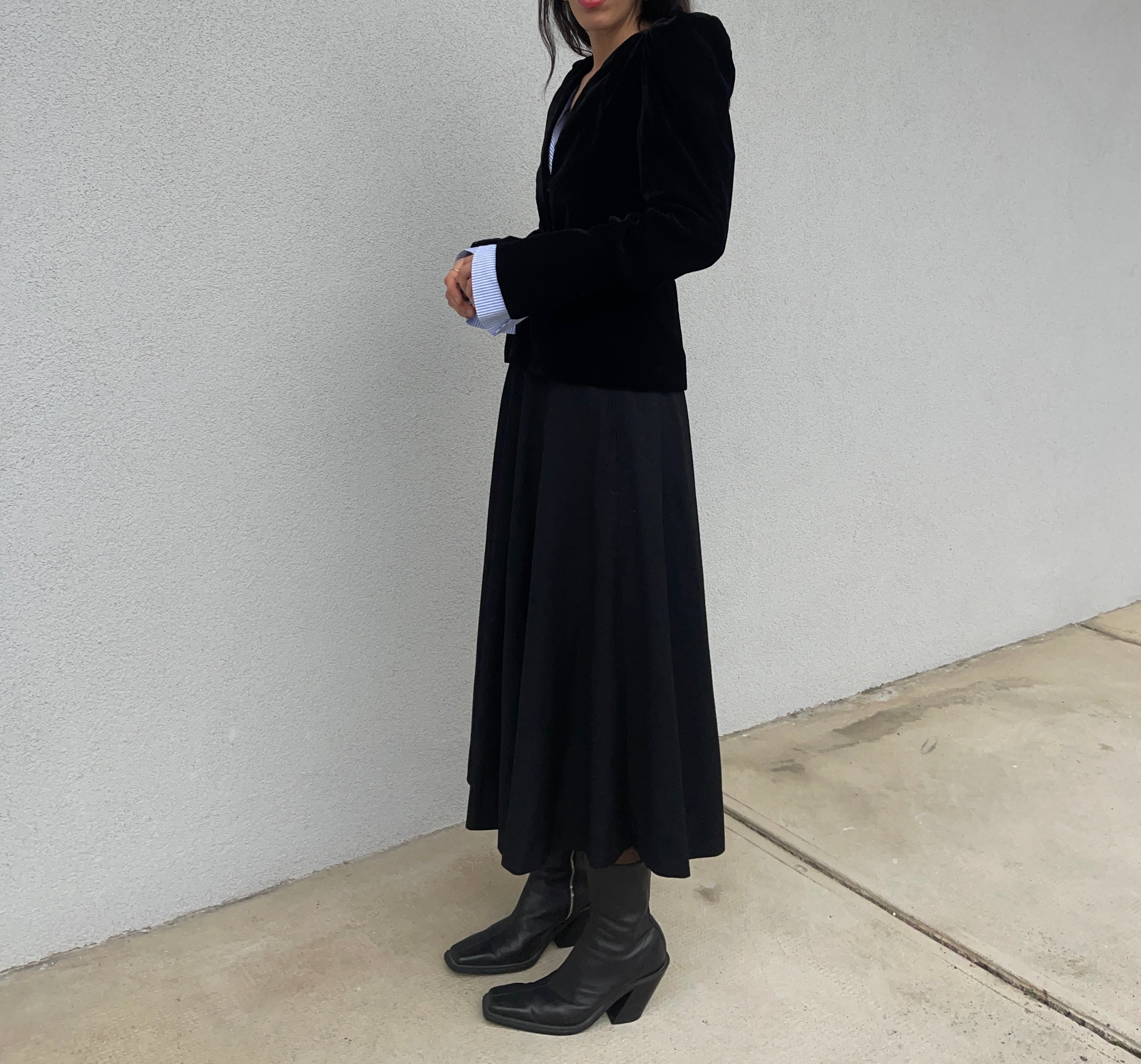 Mega wool skirt