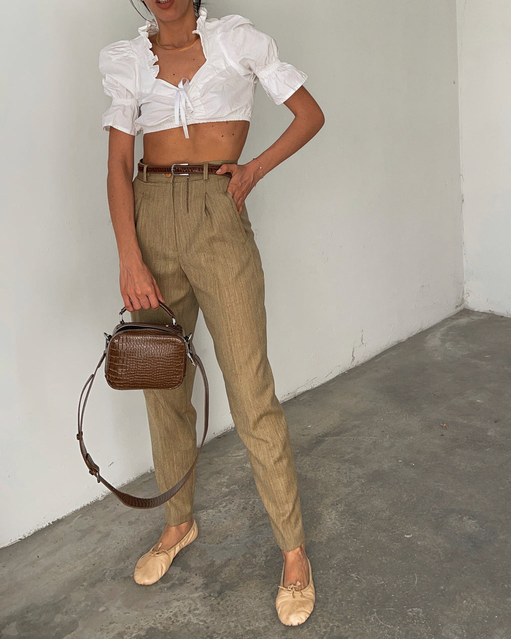 100% wool sartorial trousers
