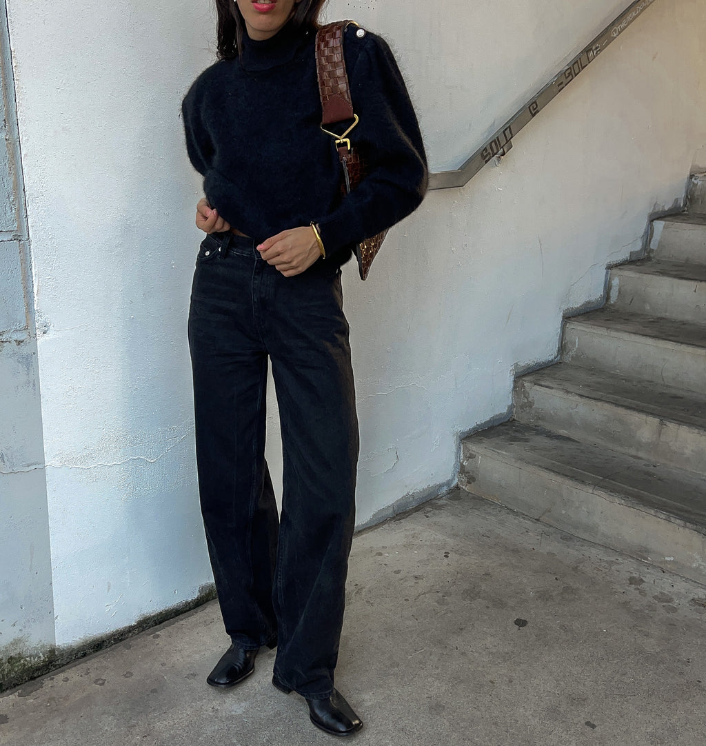 Angora black jumper