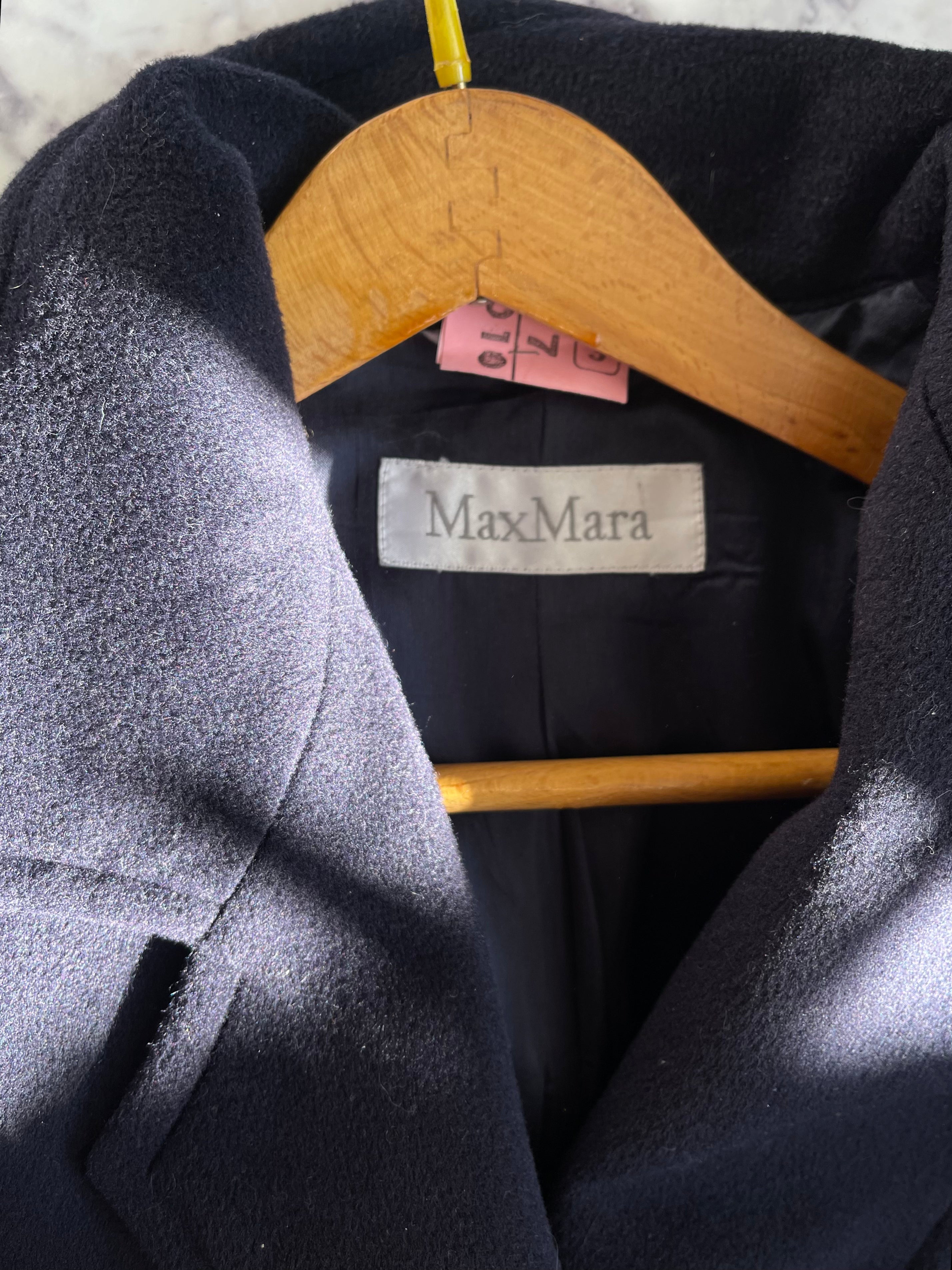 Max Mara blue coat