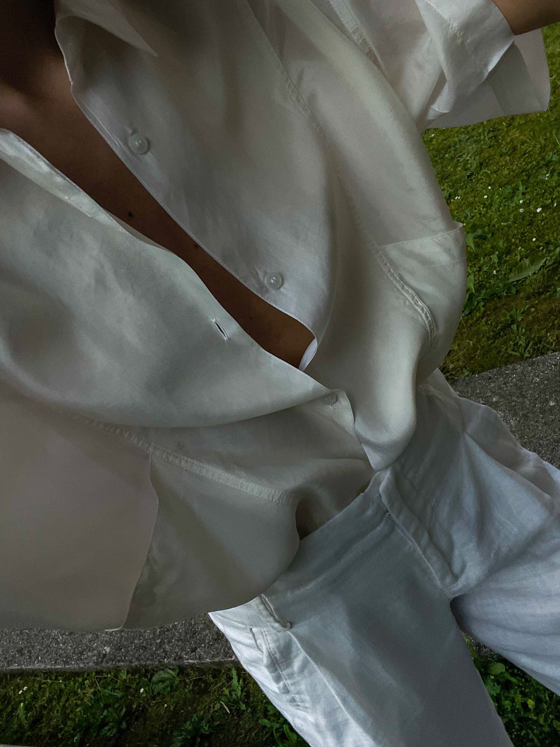 100% silk shirt