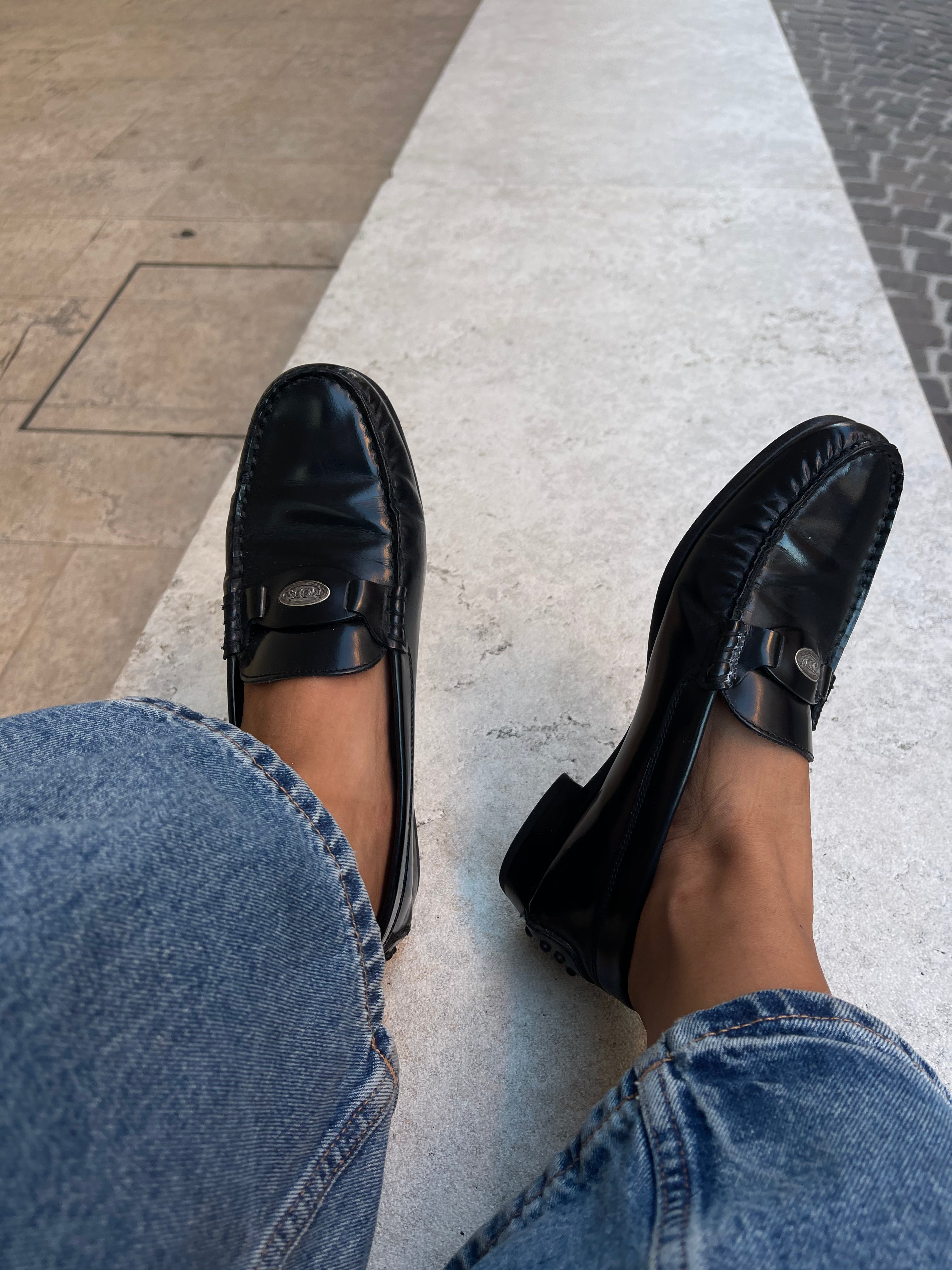 Mocassino logo  tod’s 38 ,5