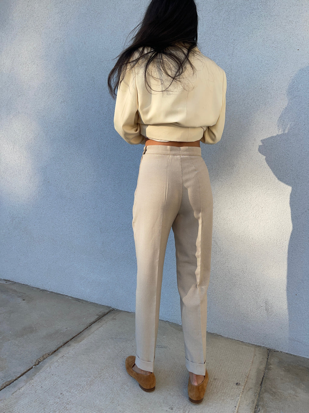 PANTALONE MICRO PIED DE POULE