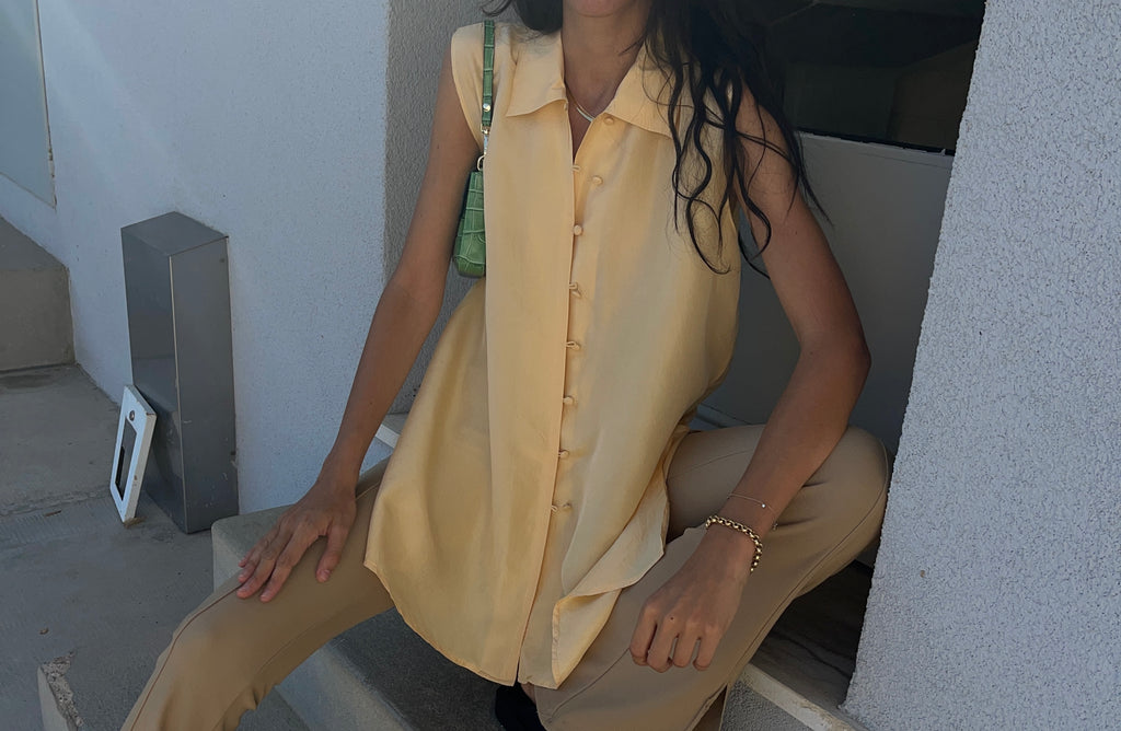 100 silk scamiciato