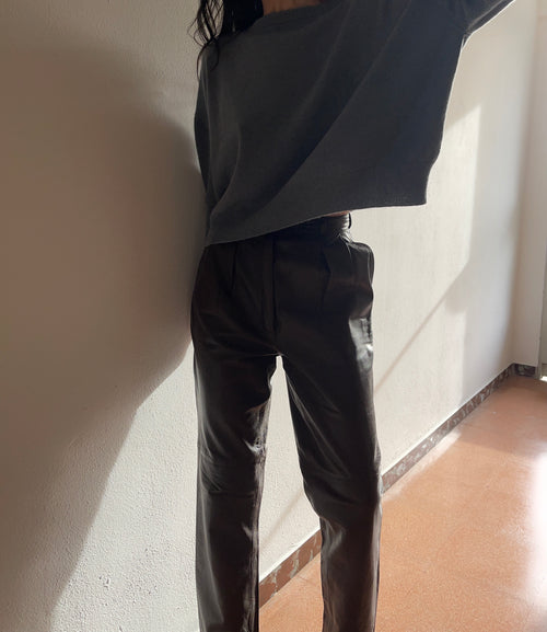 100 cashmere cropped pullover