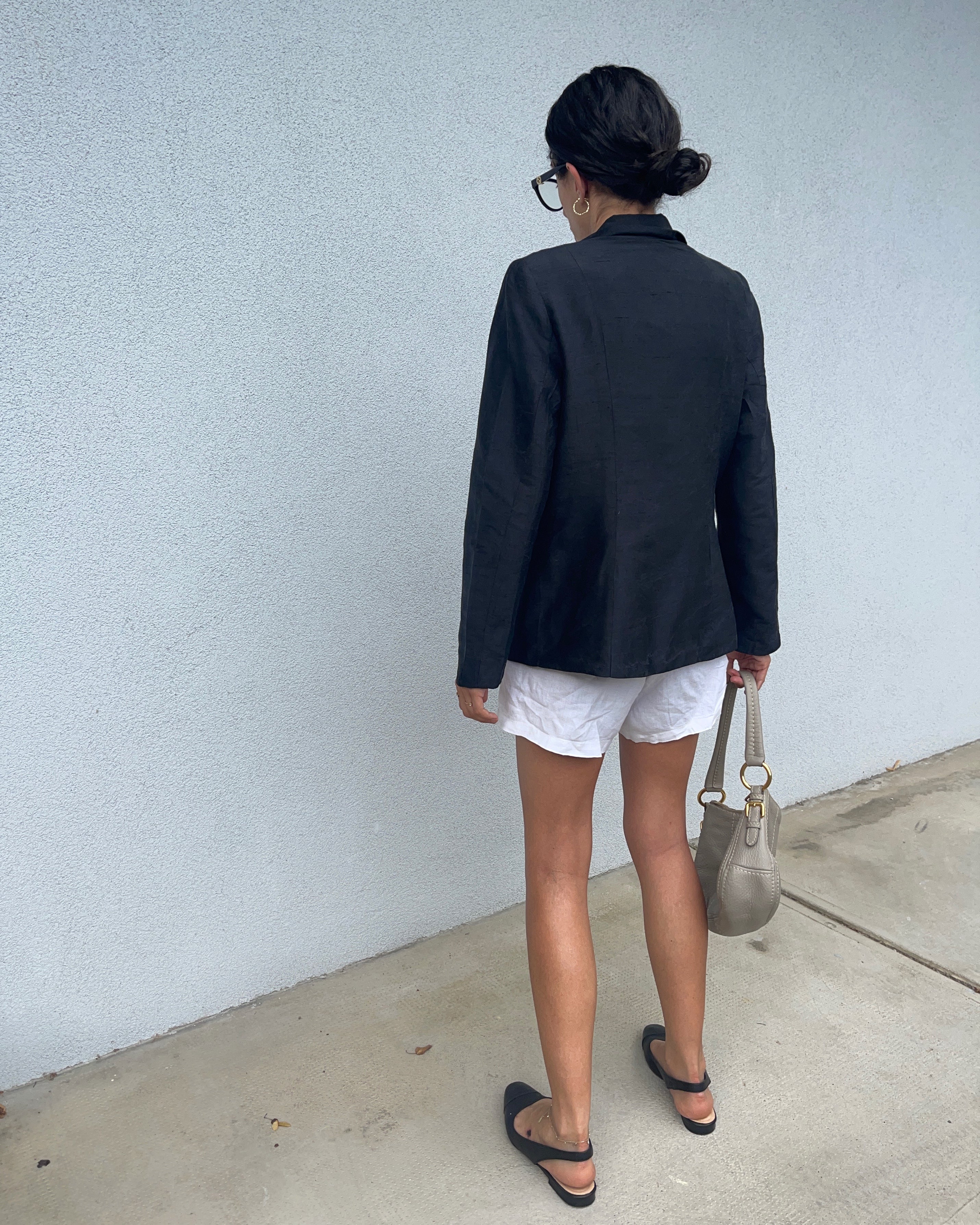 Silk blazer