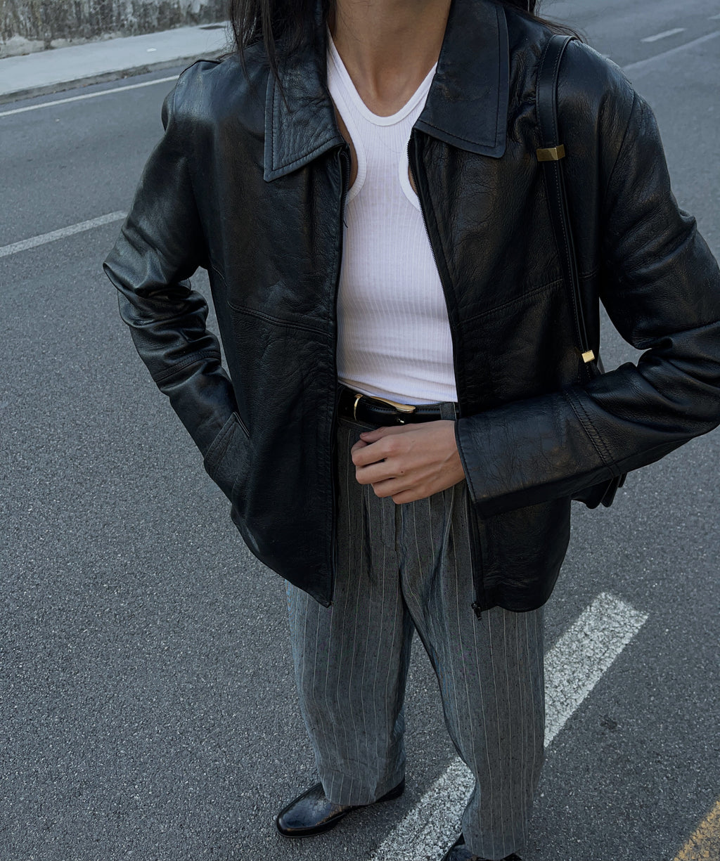 Leather jacket