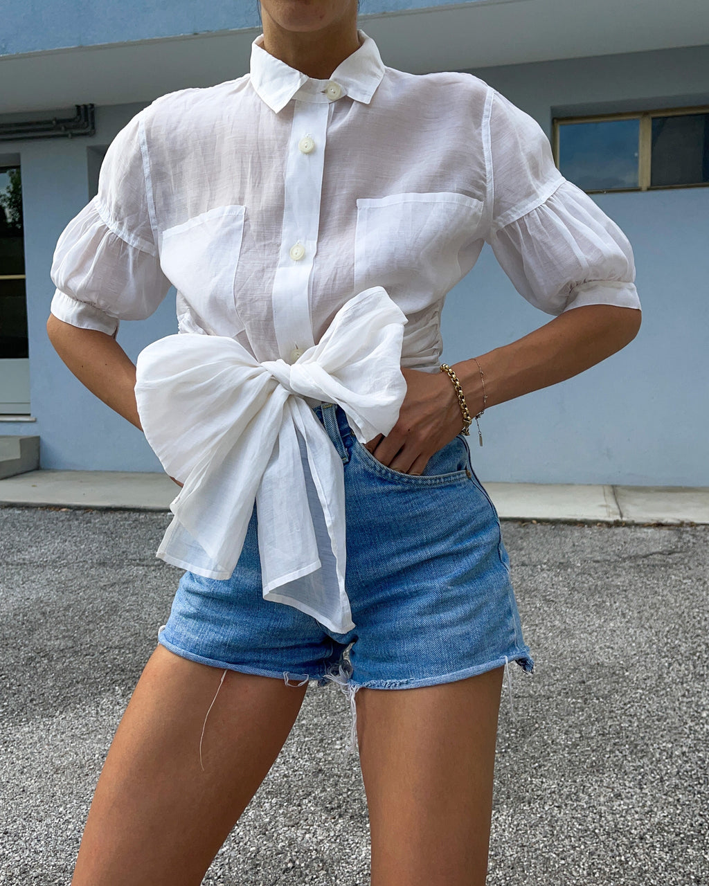Camicia fiocco