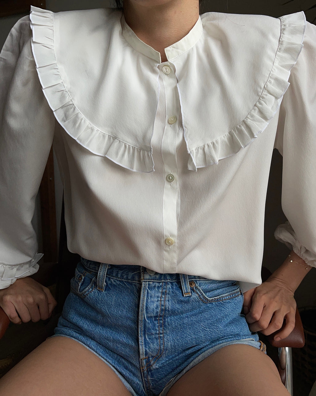 Peter Pan collar shirt