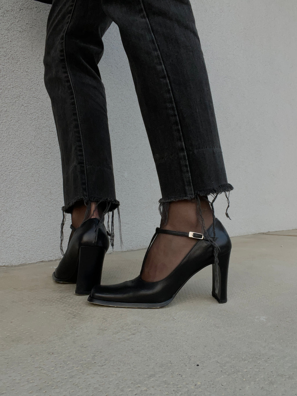 Leather vintage Mary Jane