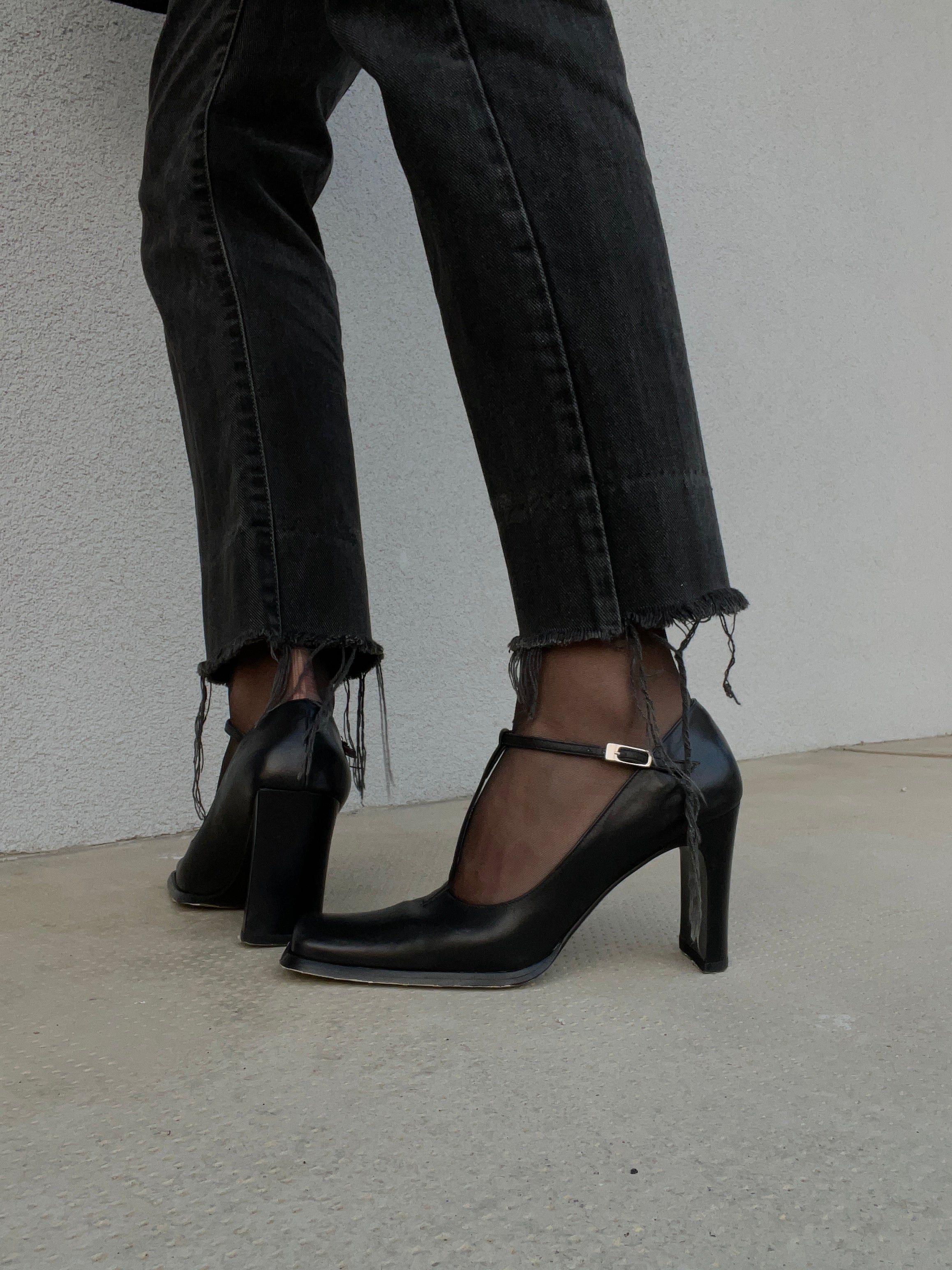 Leather vintage Mary Jane