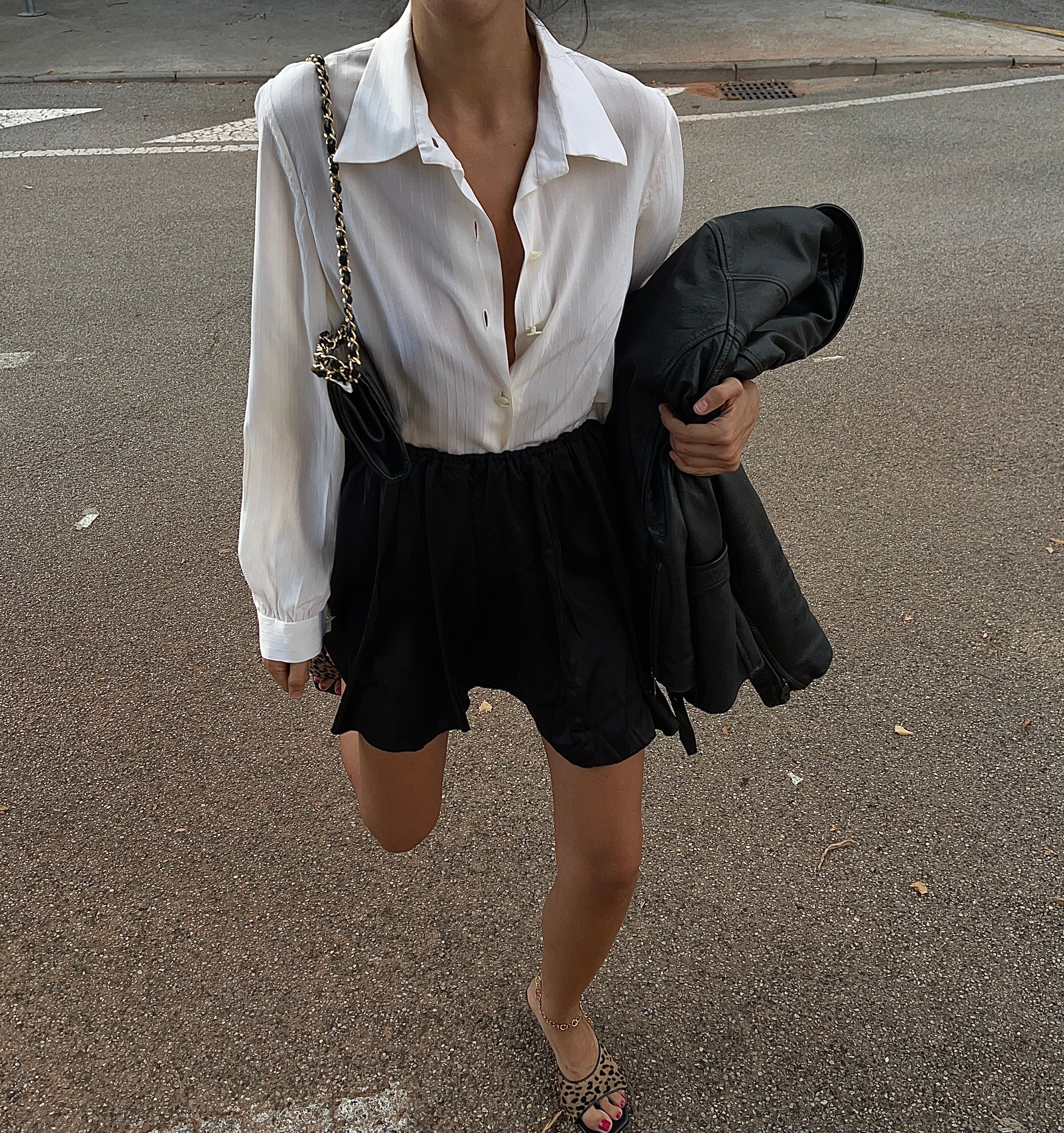 100 silk white shirt