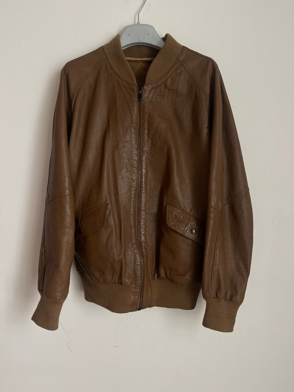 Nocciola Nappa bomber