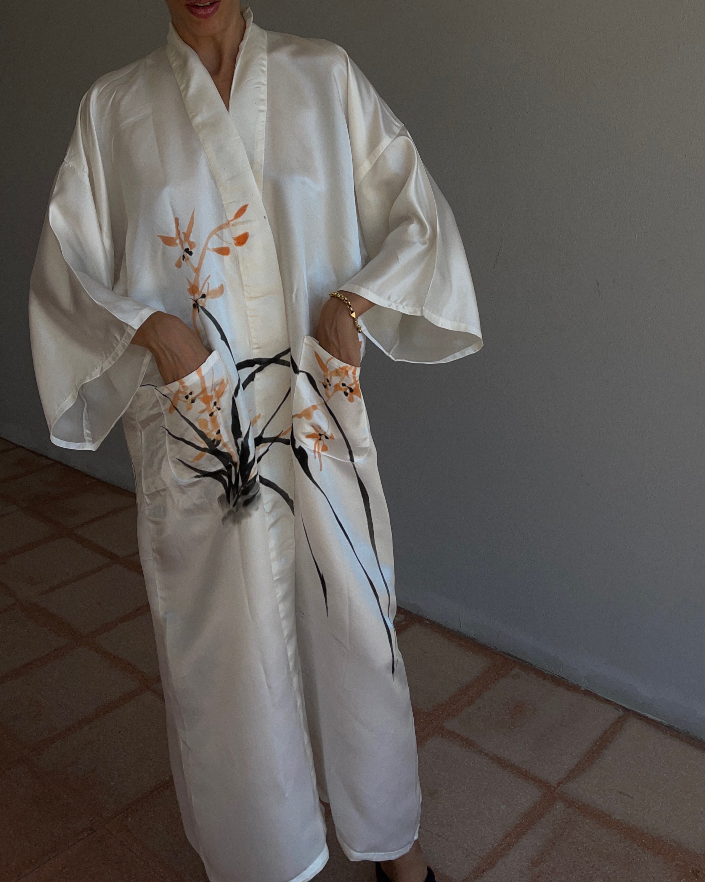 100 liquid silk kimono *