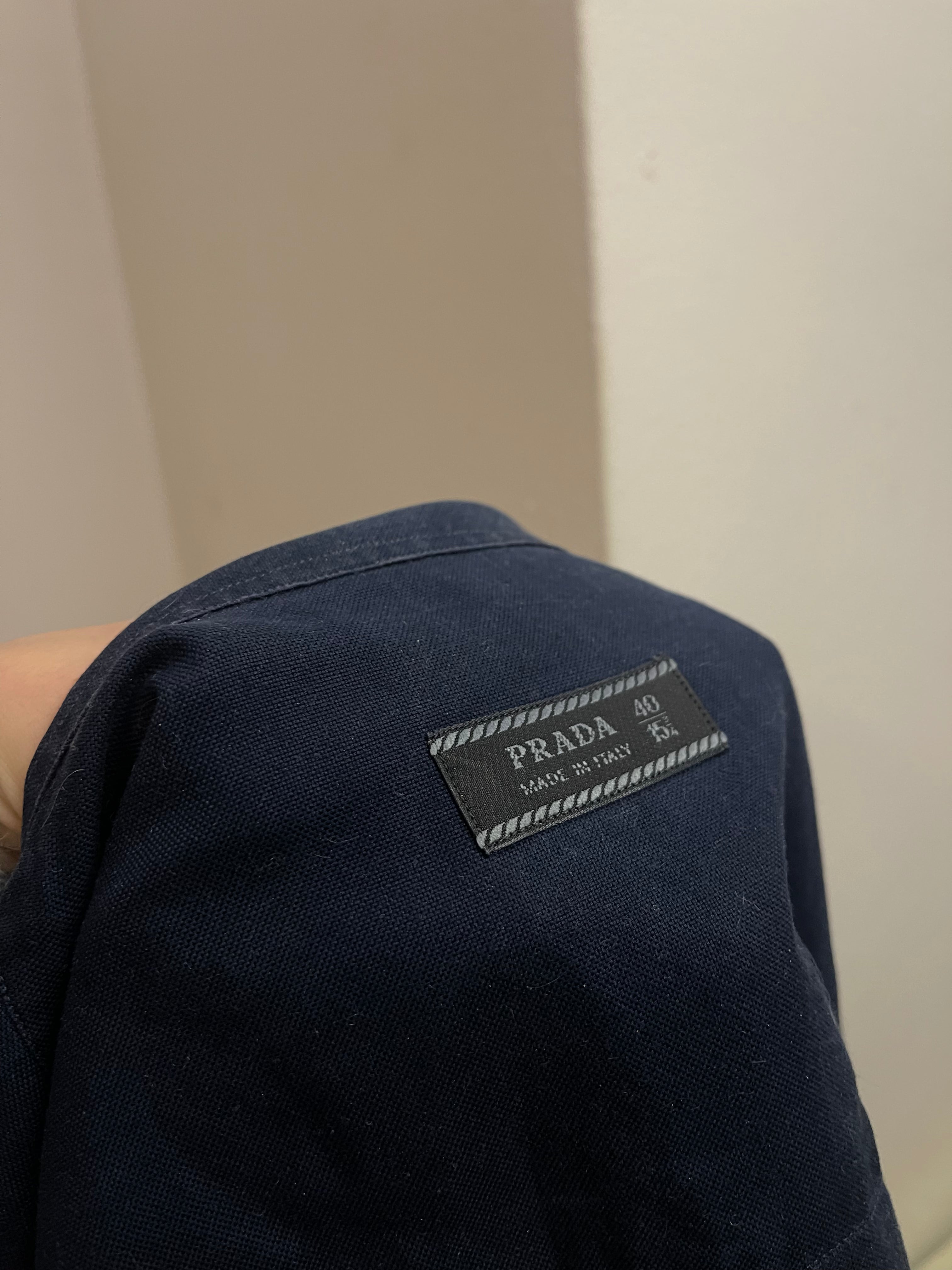 Prada blue shirt