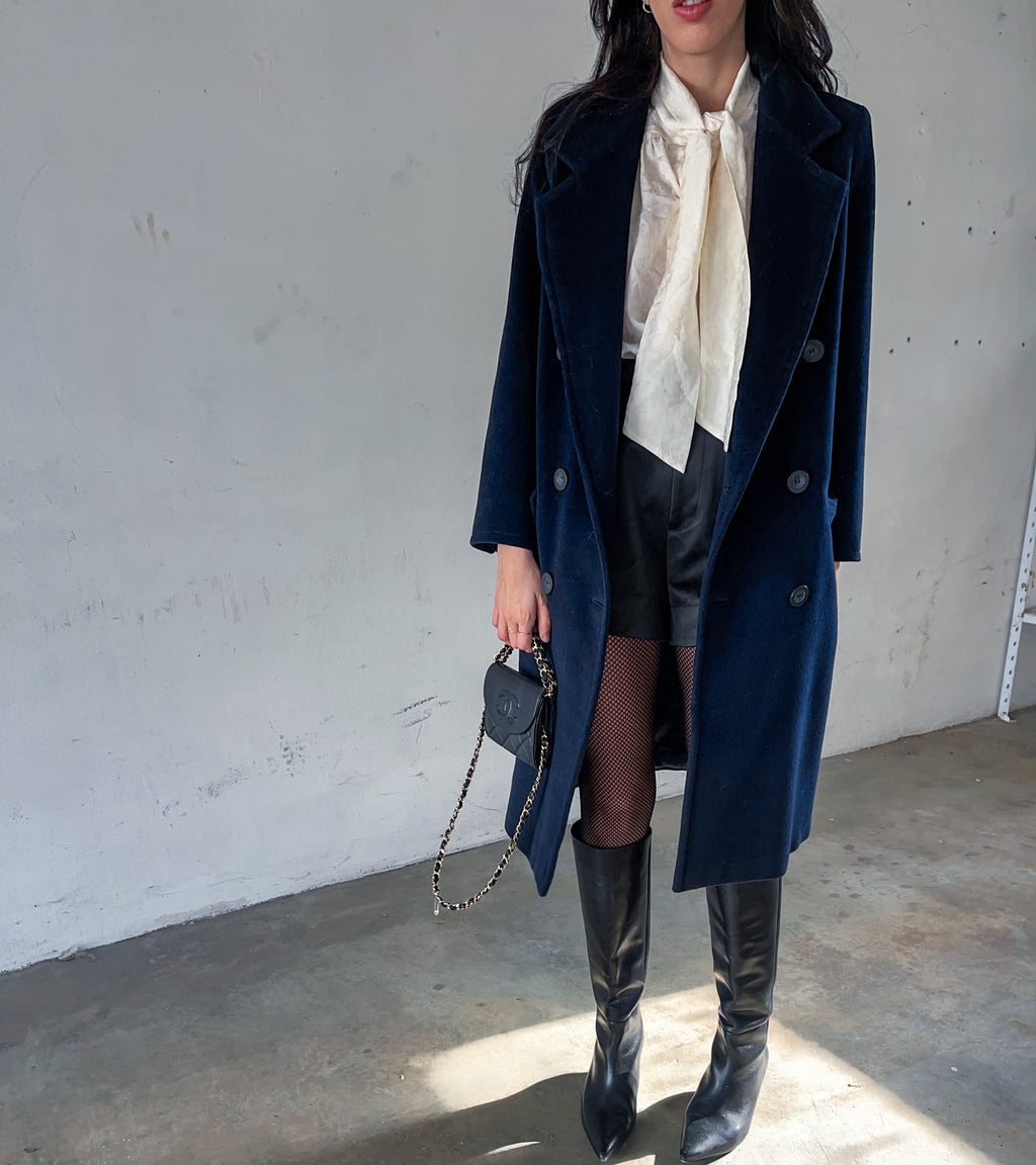 Max Mara blue coat