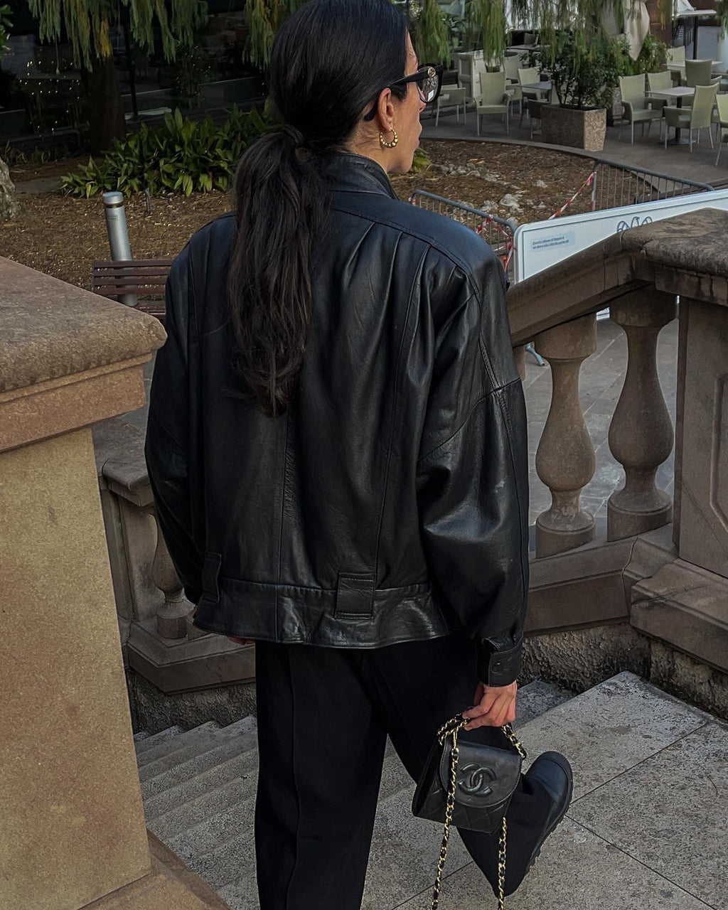 Nappa black bomber