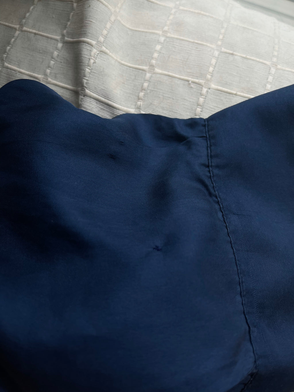 Camicia seta blu *