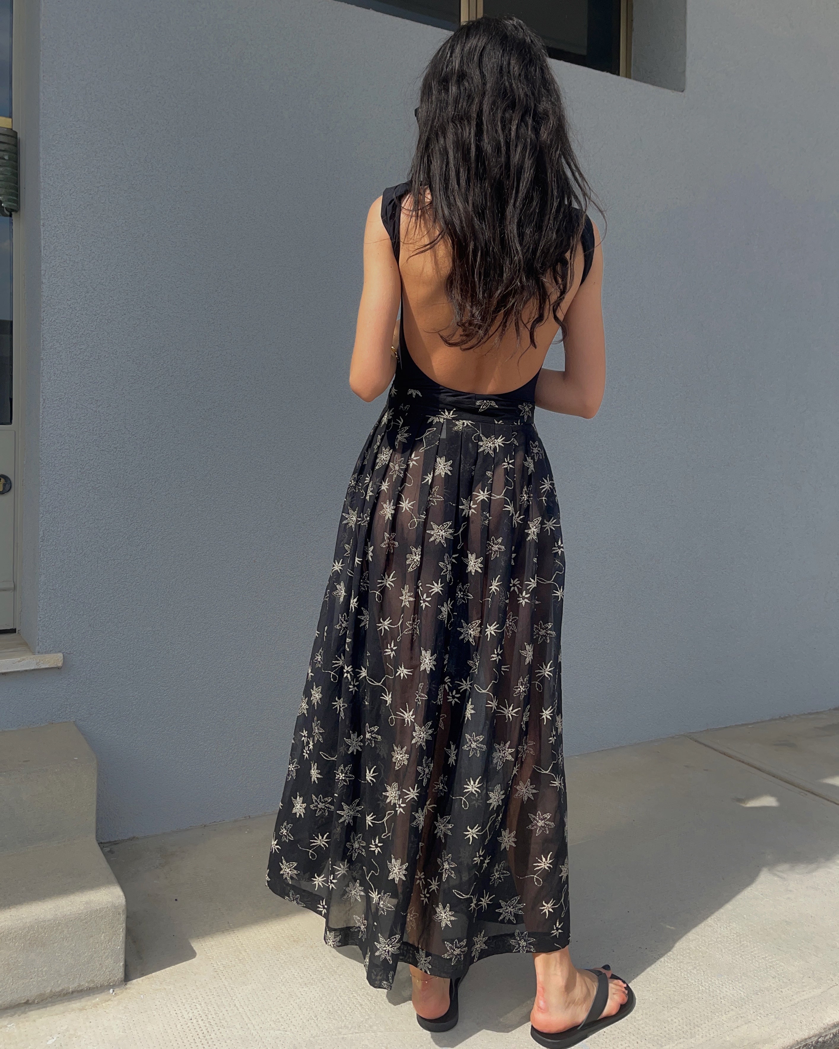 Midi skirt 100 cotton