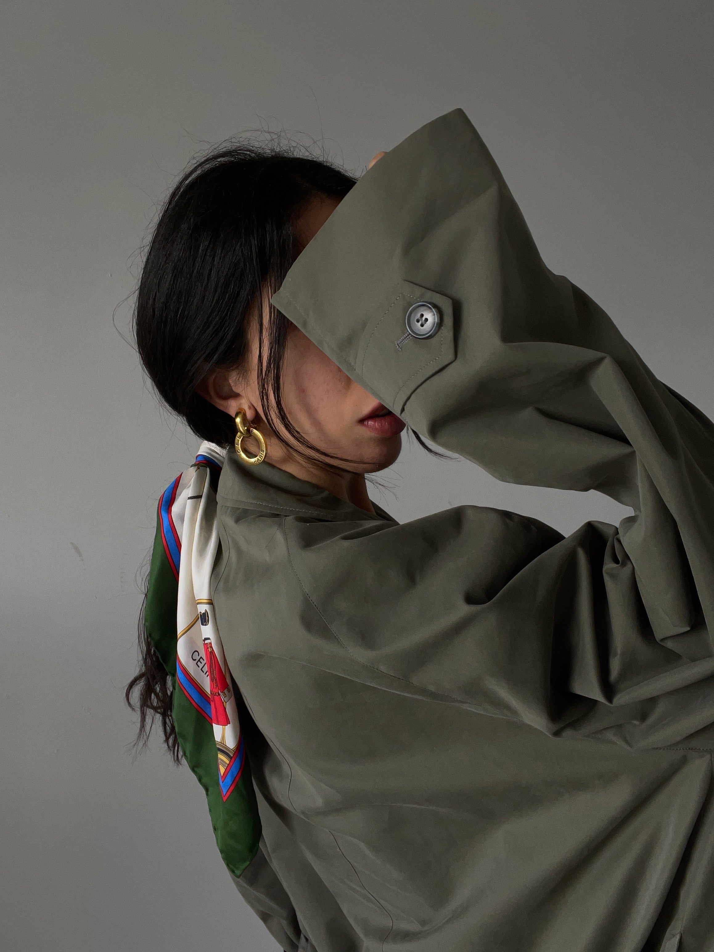 100% silk celine foulard
