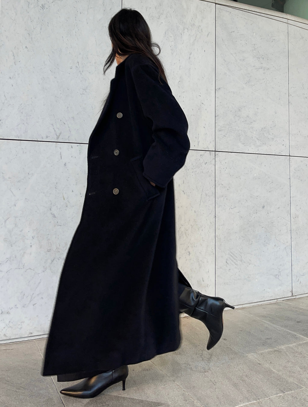 Black Marella icon coat