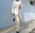 Camicia seta collo alla coreana