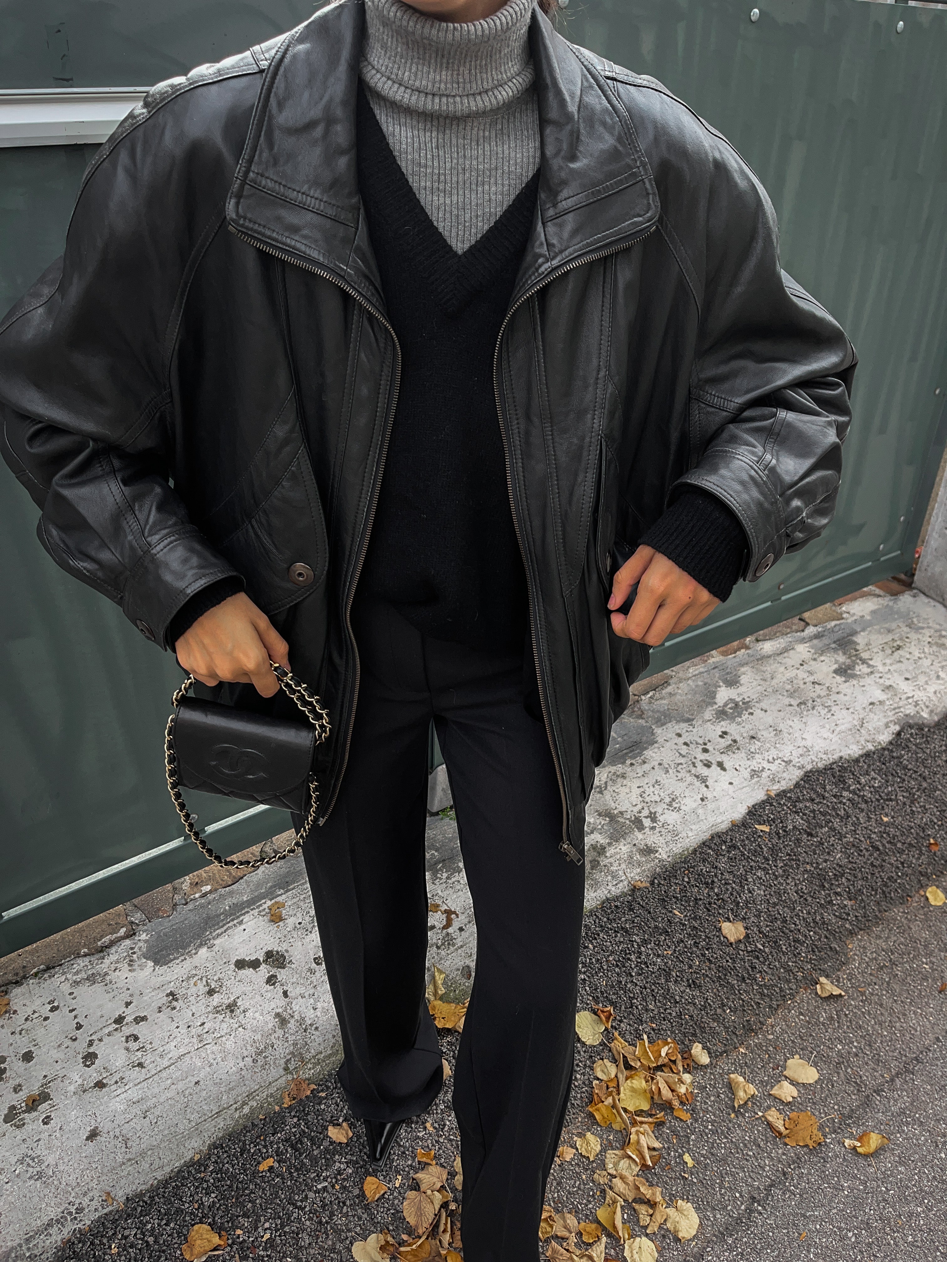 Lambswool black jumper