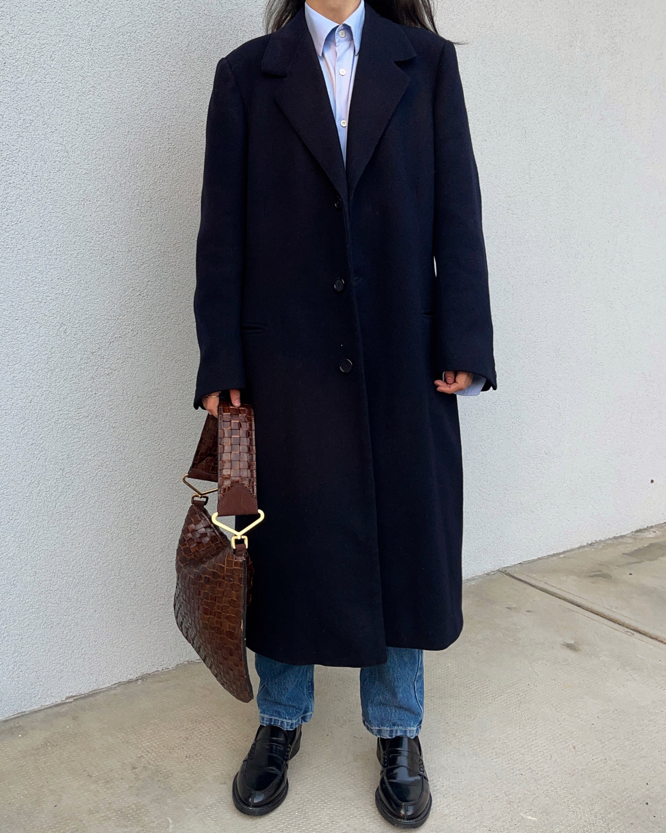 Men blue coat